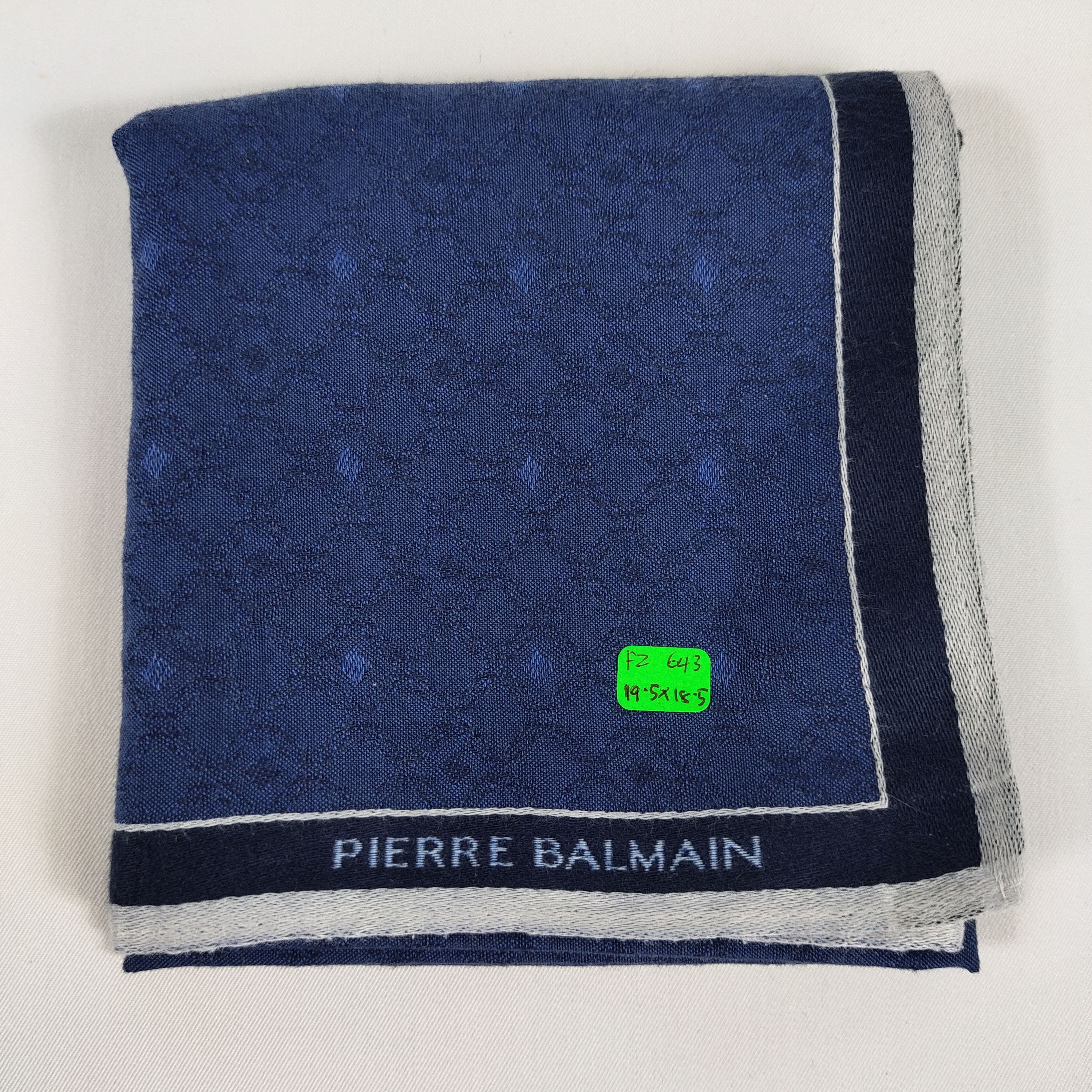 Pierre Balmain × Vintage Pierre Balmain Handkerchief / Neckerchief / Bandana FZ643 Size ONE SIZE - 2 Thumbnail