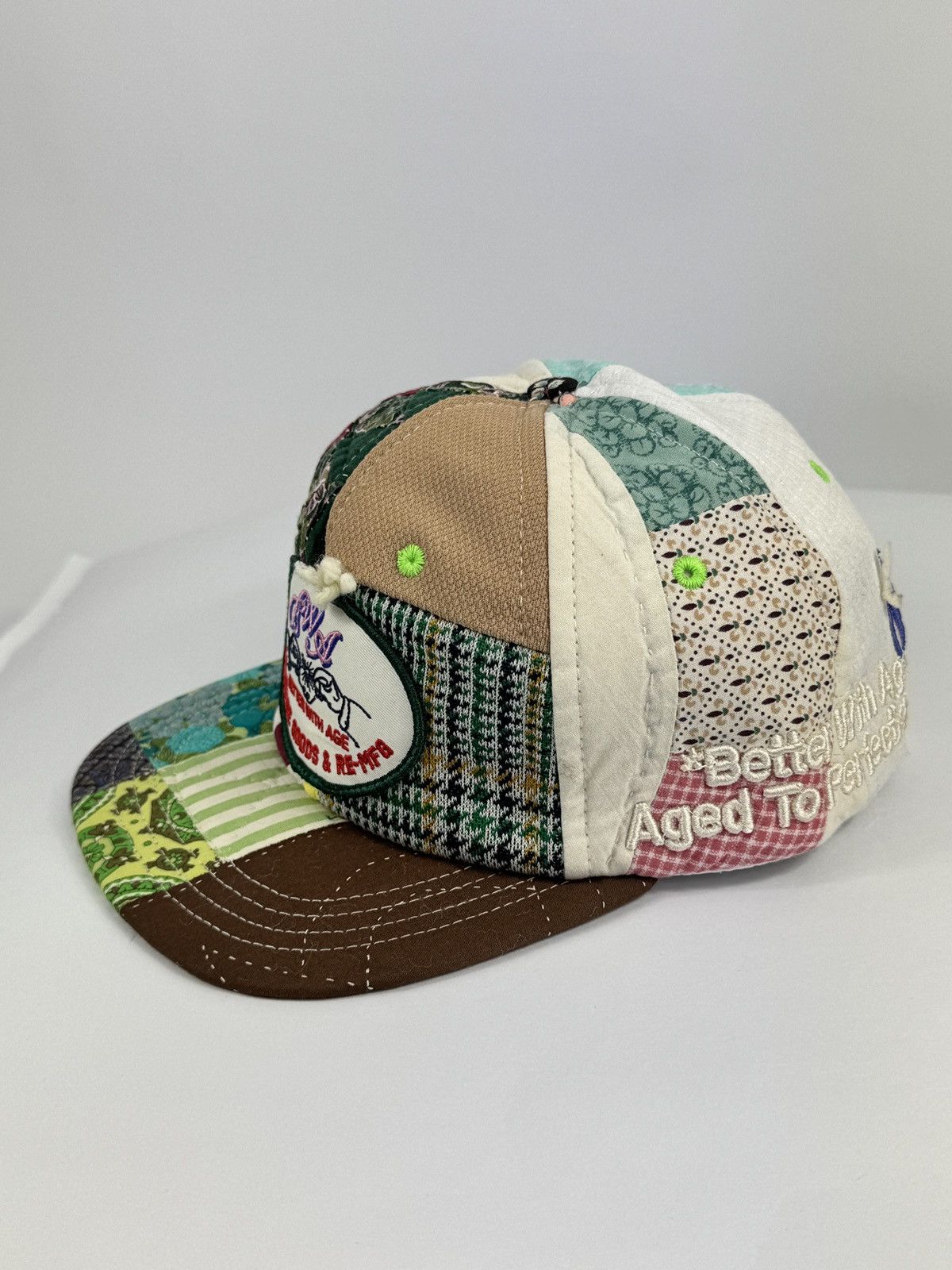 Better With Age BWA EMBROIDERED PATCH WORK CAP Size ONE SIZE - 4 Thumbnail