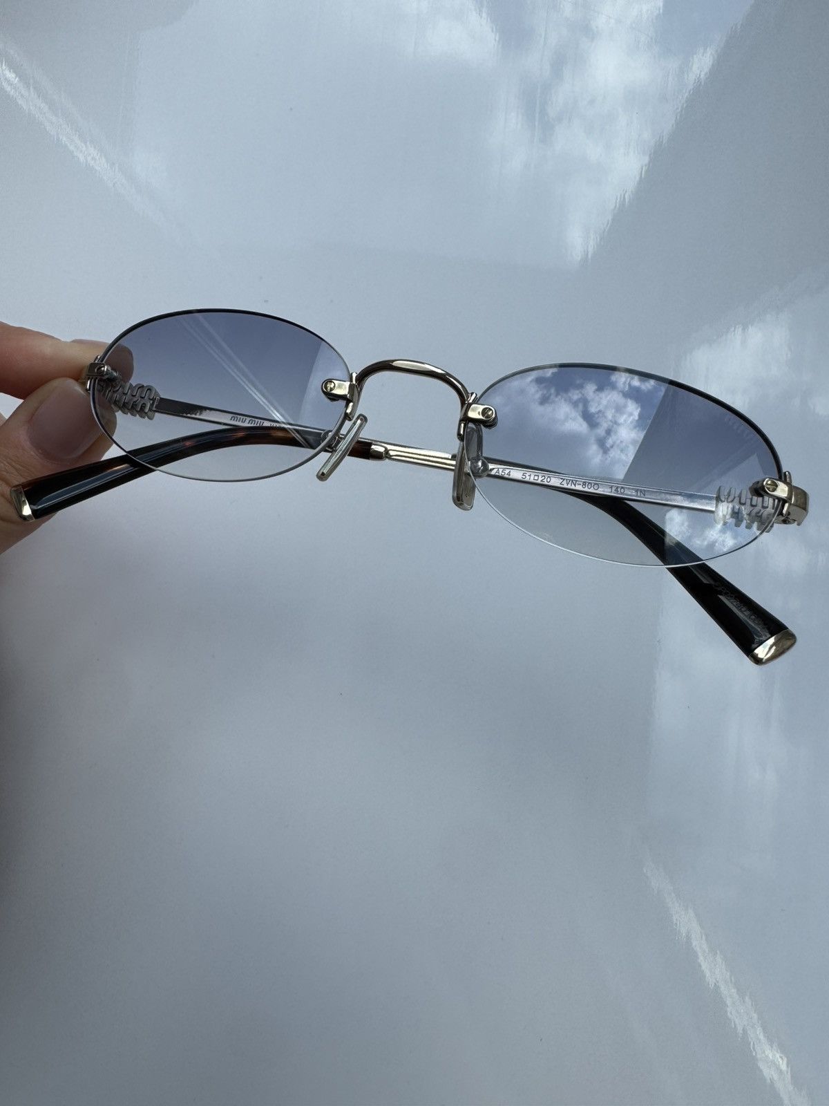 Miu Miu NEW Miu Miu sunglasses MU A54S ZVN80O Size ONE SIZE - 5 Thumbnail