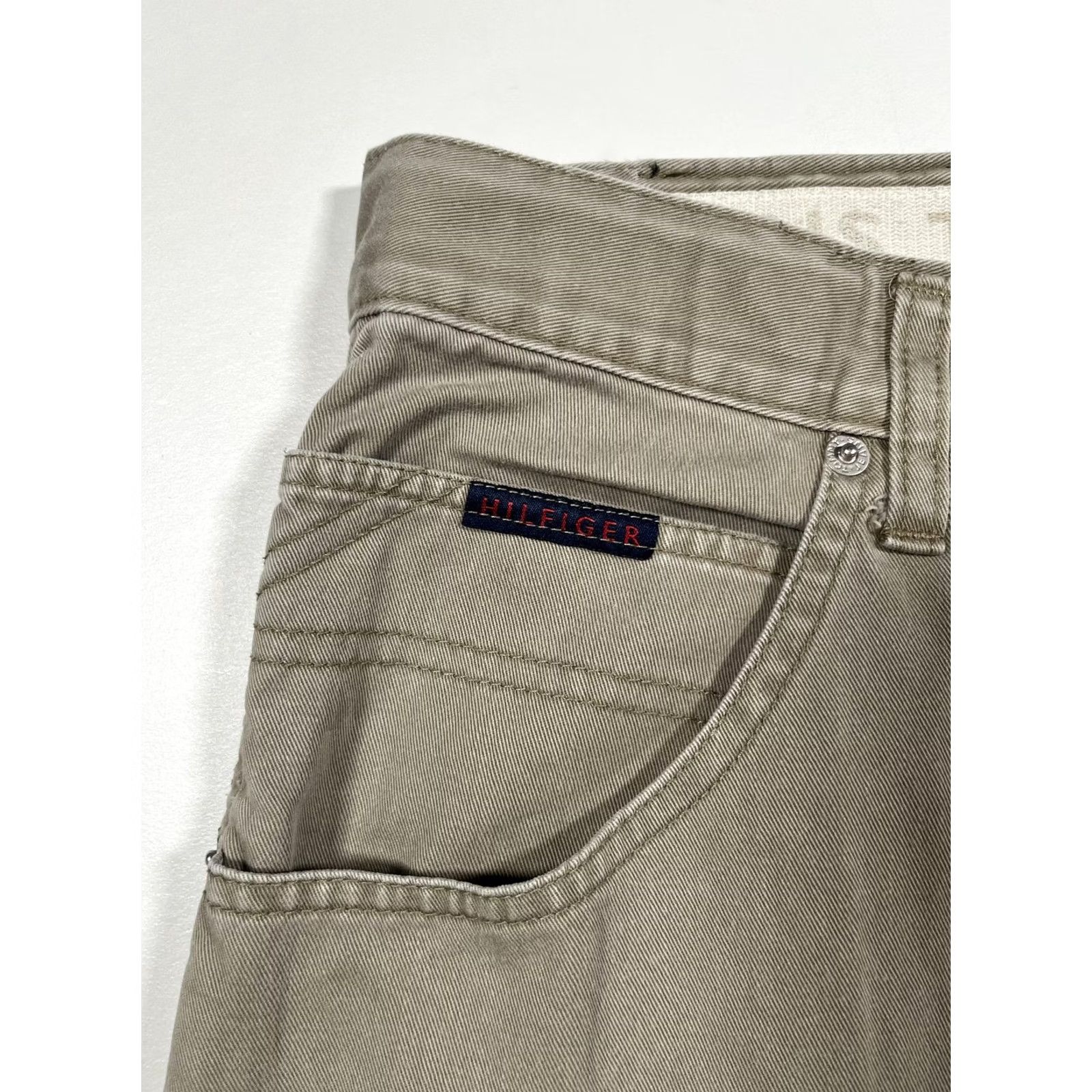 Tommy Hilfiger VINTAGE Tommy Hilfiger Pants Mens 38x32 Khaki Cargo Pockets Tommy Jeans Pants Size US 38 / EU 54 - 7 Thumbnail