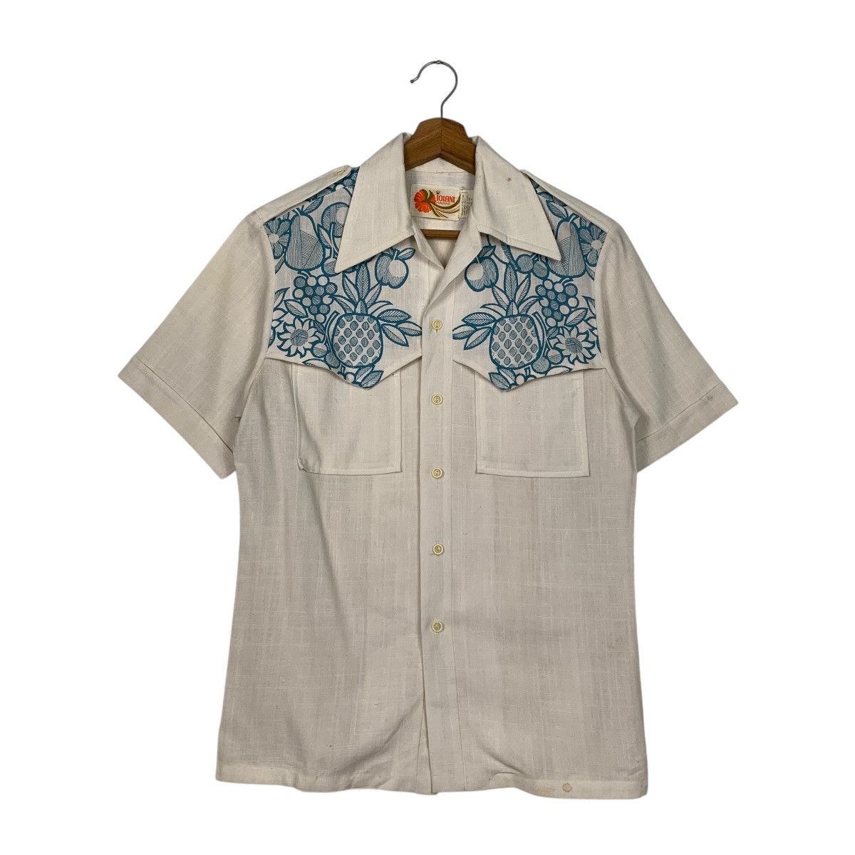 IOLANI Vintage 60s Iolani Hawaii Floral Design Shirt Size US M / EU 48-50 / 2 - 1 Thumbnail