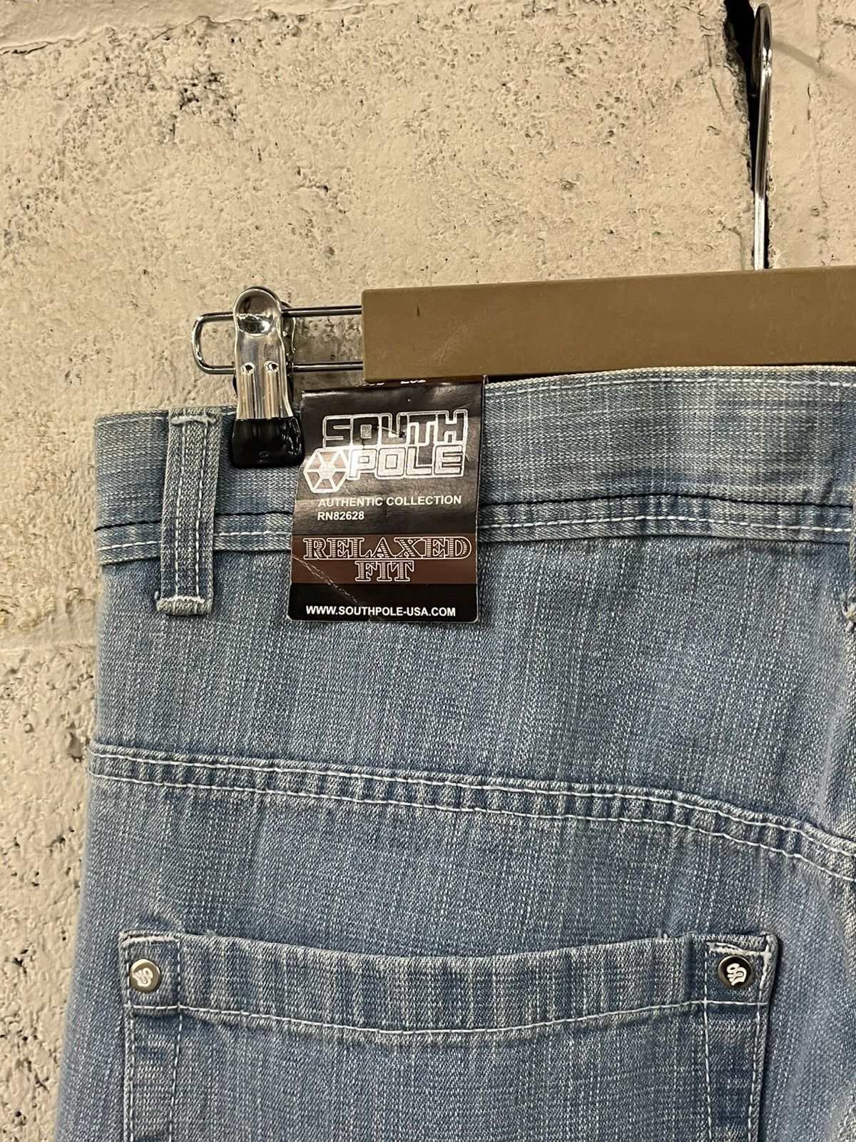 Southpole Southpole y2k denim baggy fit wide leg skater streetwear NWT Size US 36 / EU 52 - 4 Thumbnail