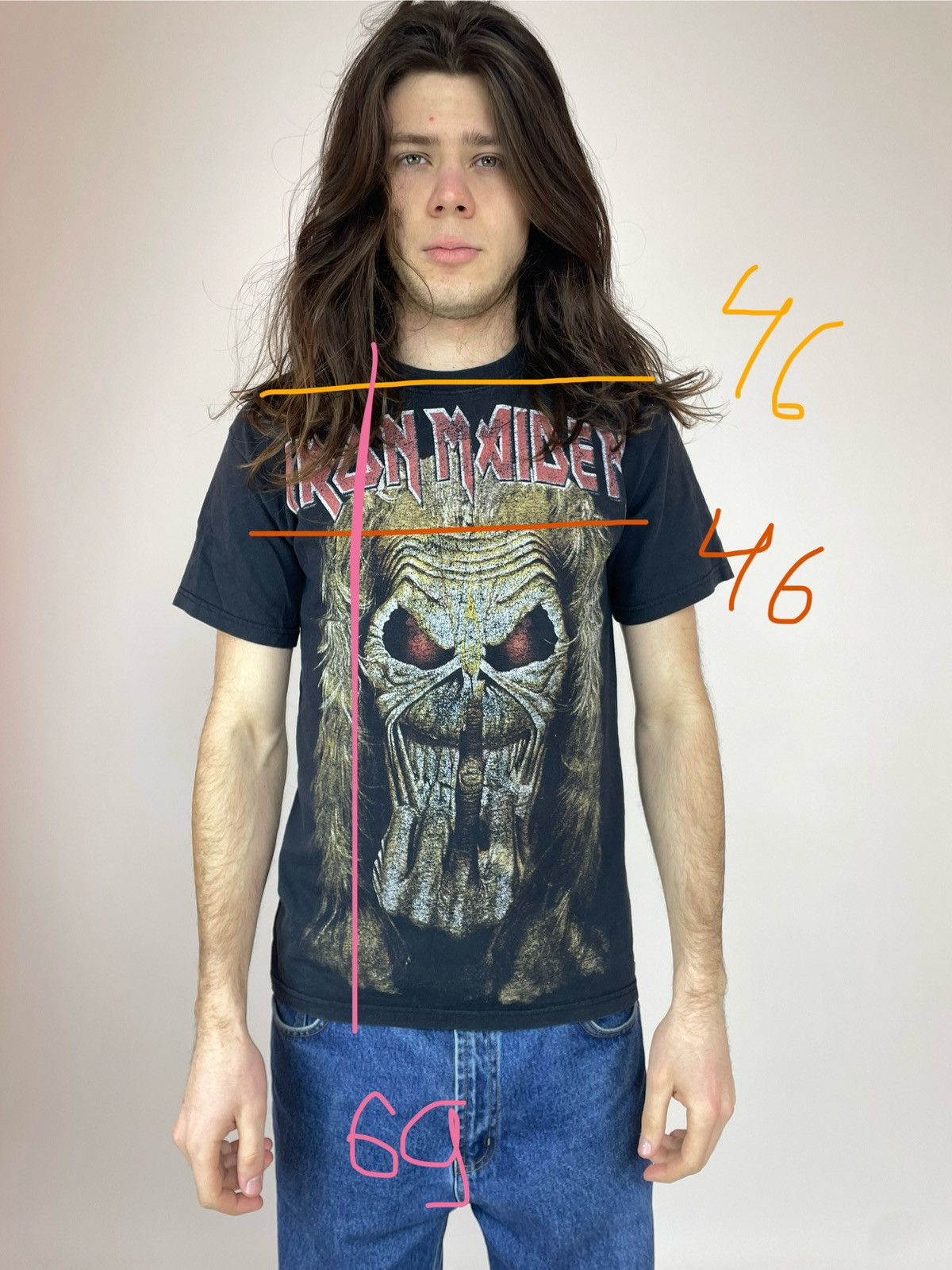 Fruit Of The Loom × Iron Maiden IRON MAIDEN Fruit Of The Loom T-Shirt Death Metal Merch Size US S / EU 44-46 / 1 - 10 Thumbnail