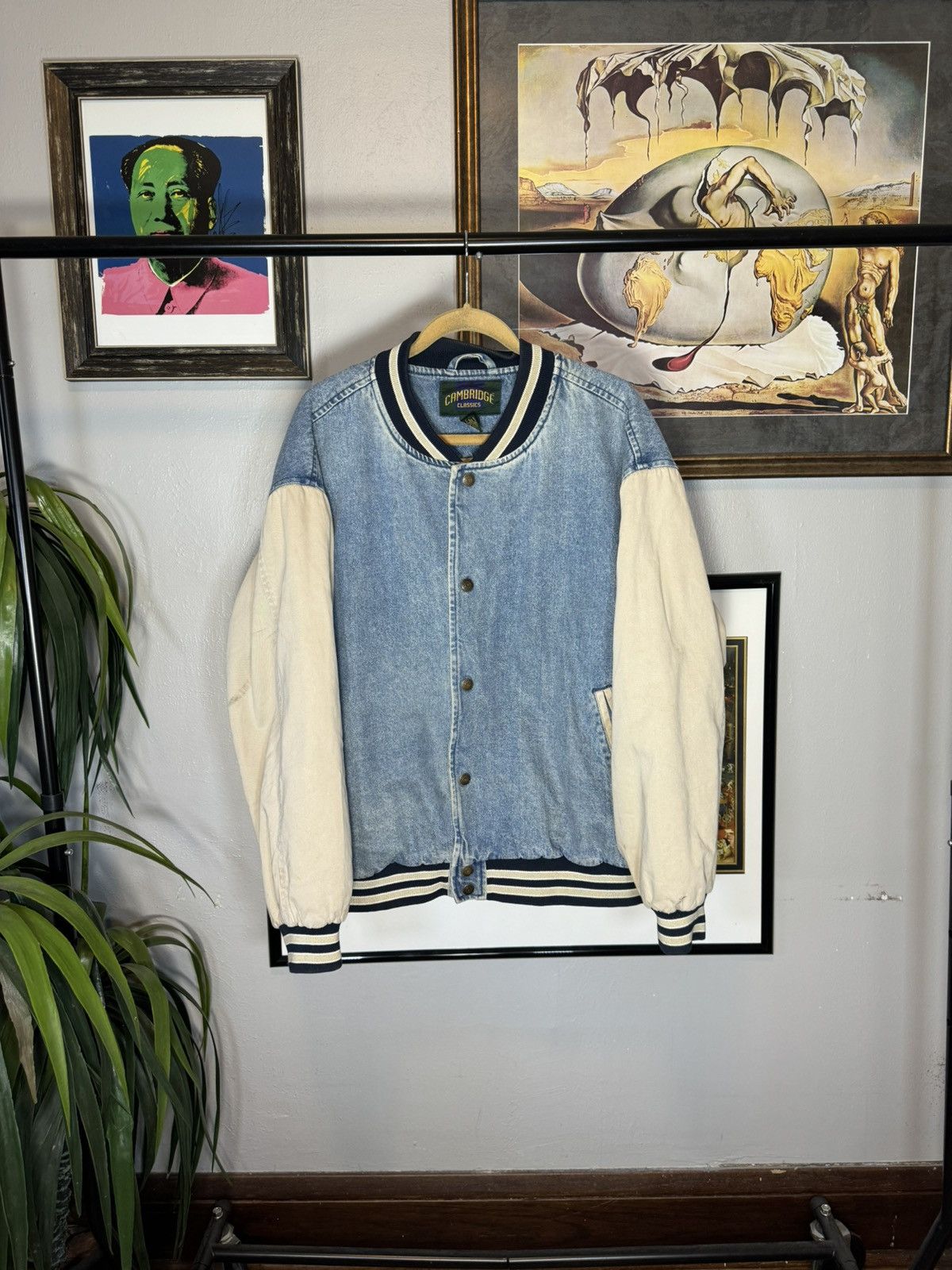 Vintage Vintage Two Tone Denjm Jacket Size US XL / EU 56 / 4 - 1 Thumbnail