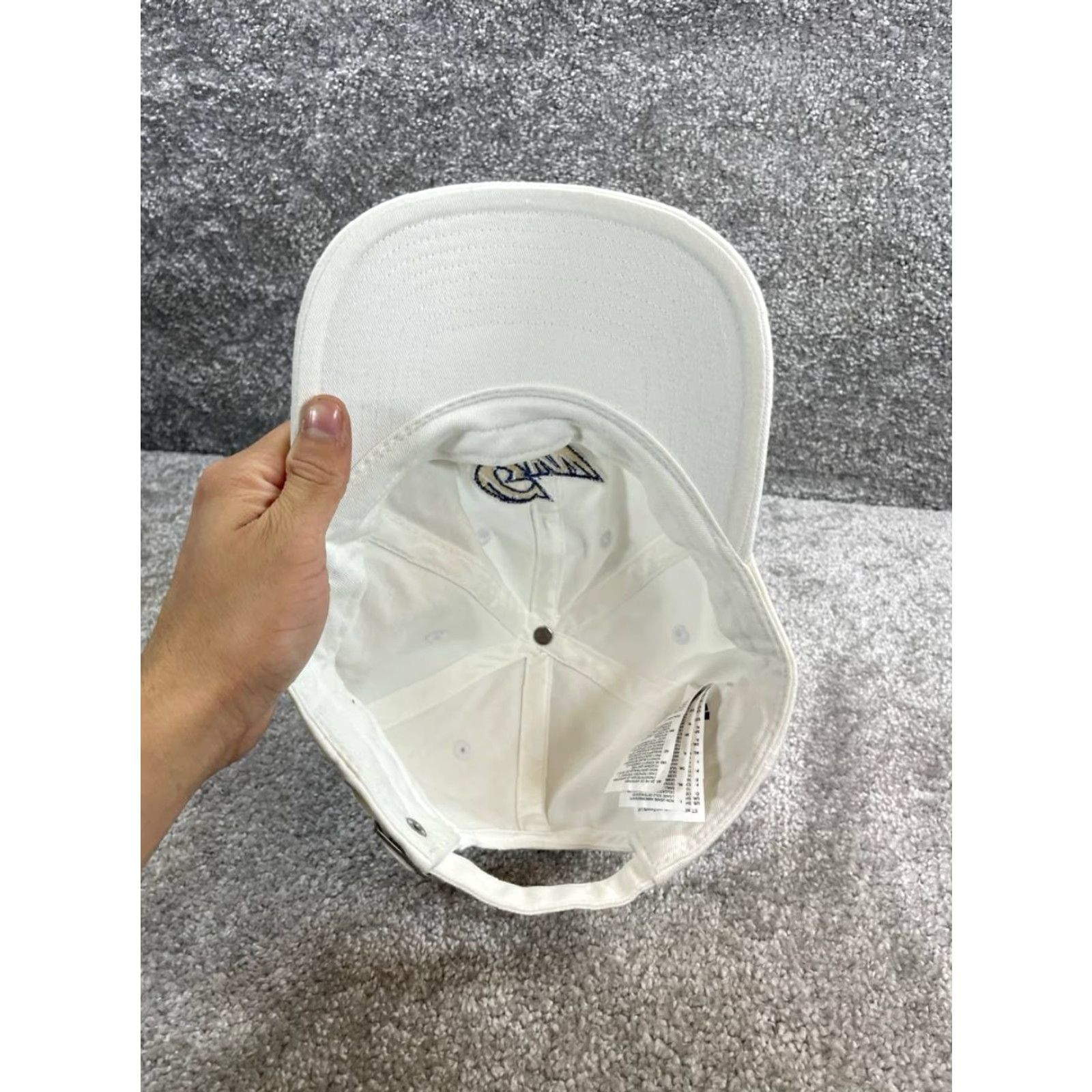 Adidas **Adidas White Cotton Mens OSFM Size Baseball Cap** User: Adidas White Cotton Mens OSFM Size Baseball Cap Size ONE SIZE - 6 Thumbnail
