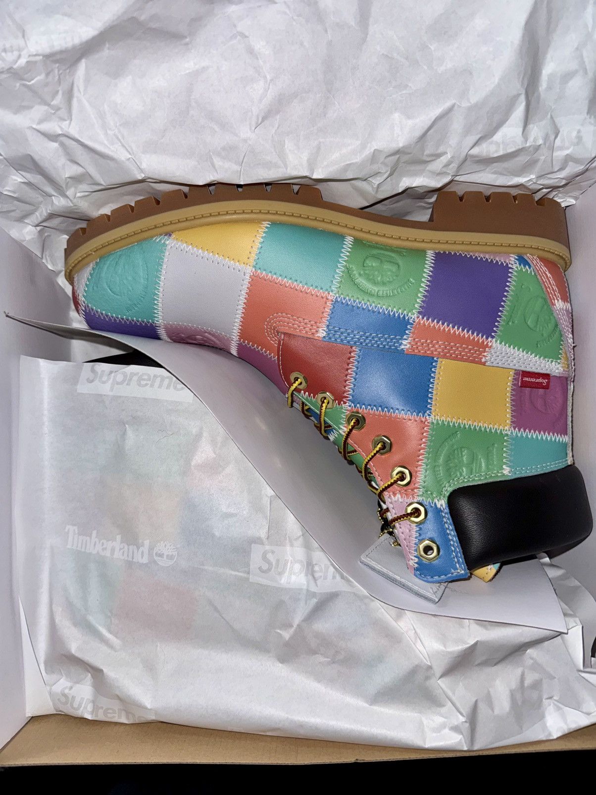 Supreme × Timberland Supreme x Timberland Multi Patchwork Premium Boot Size US 11 / EU 44 - 2 Thumbnail