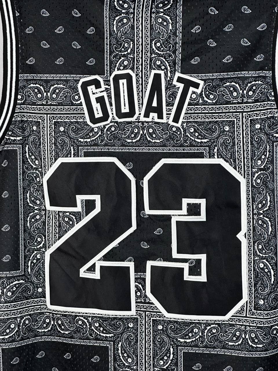 Other Illinois Goat 23 Bandana Print Basketball Jersey Size US XL / EU 56 / 4 - 8 Thumbnail