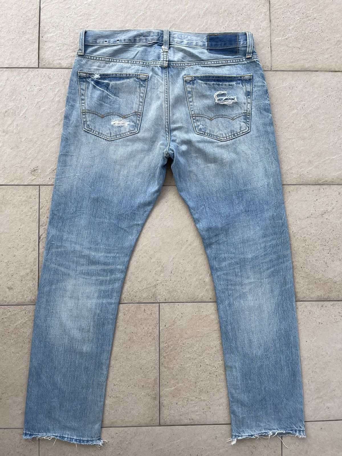 Japanese Brand 🔥 Japanese Brand American Eagle Distressed Denim W34" Size US 34 / EU 50 - 5 Thumbnail