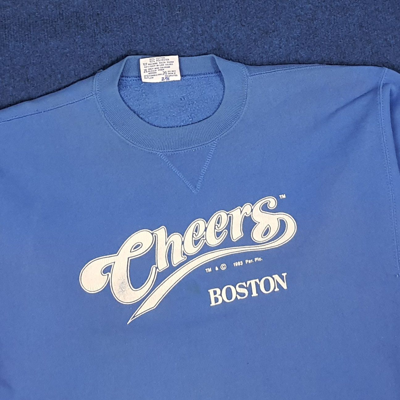 Vintage Vintage Cheers Boston 90s Sweatshirt C237N16 Size US M / EU 48-50 / 2 - 2 Thumbnail