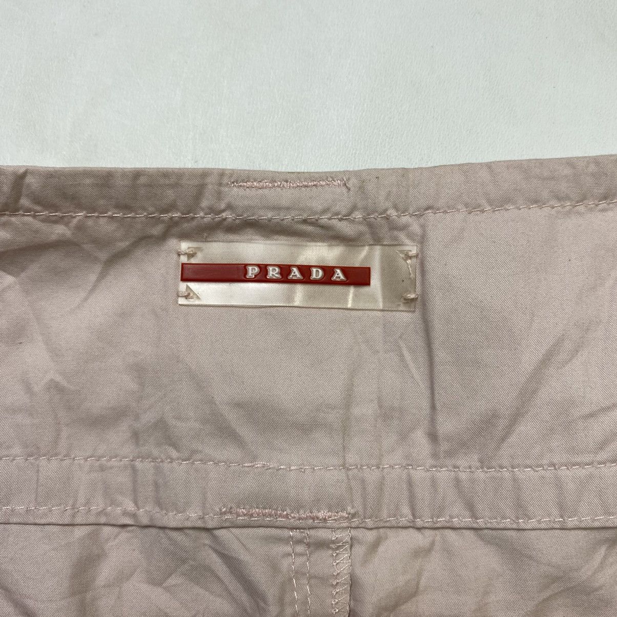 Prada Prada triangle midi skirt with strap soft pink Size 28" / US 6 / IT 42 - 15 Thumbnail