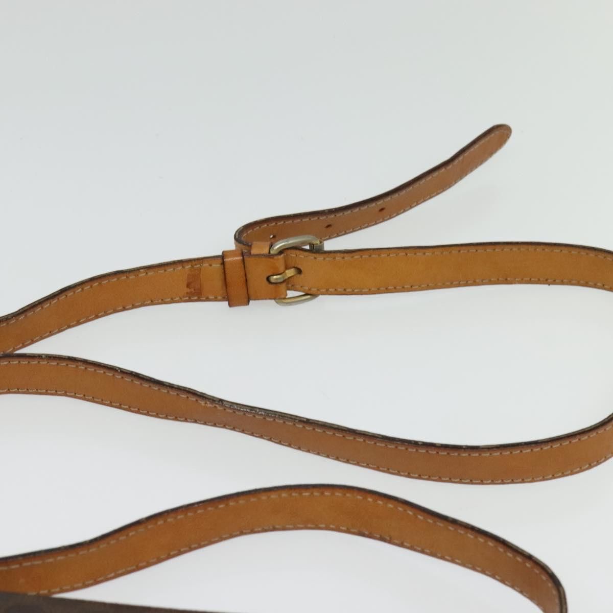 Celine CELINE Macadam Canvas Shoulder Bag Pvc Leather Brown Gold Size ONE SIZE - 8 Thumbnail