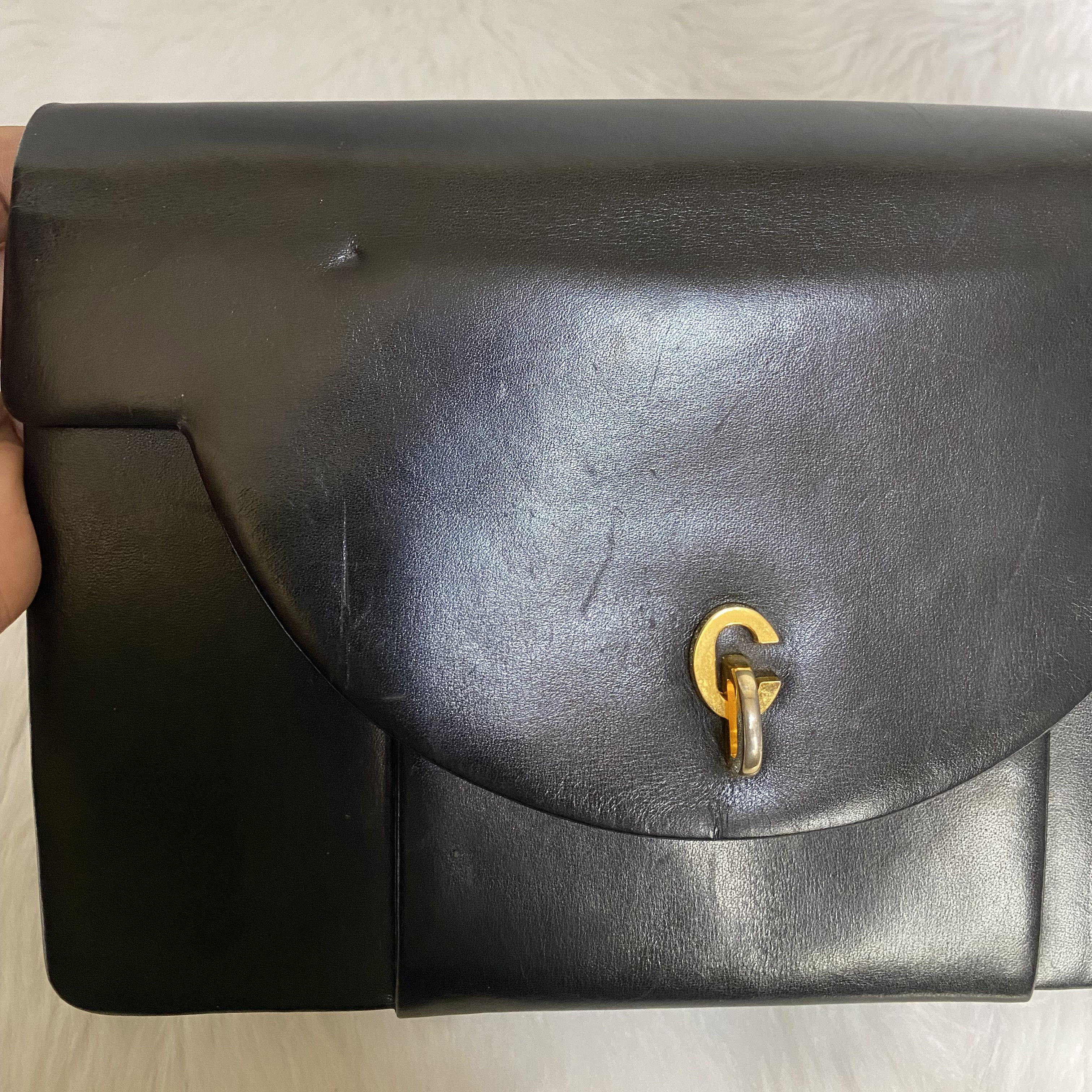 Dior × Vintage Vintage Black Chained Leather Shoulder Bag Size ONE SIZE - 11 Thumbnail