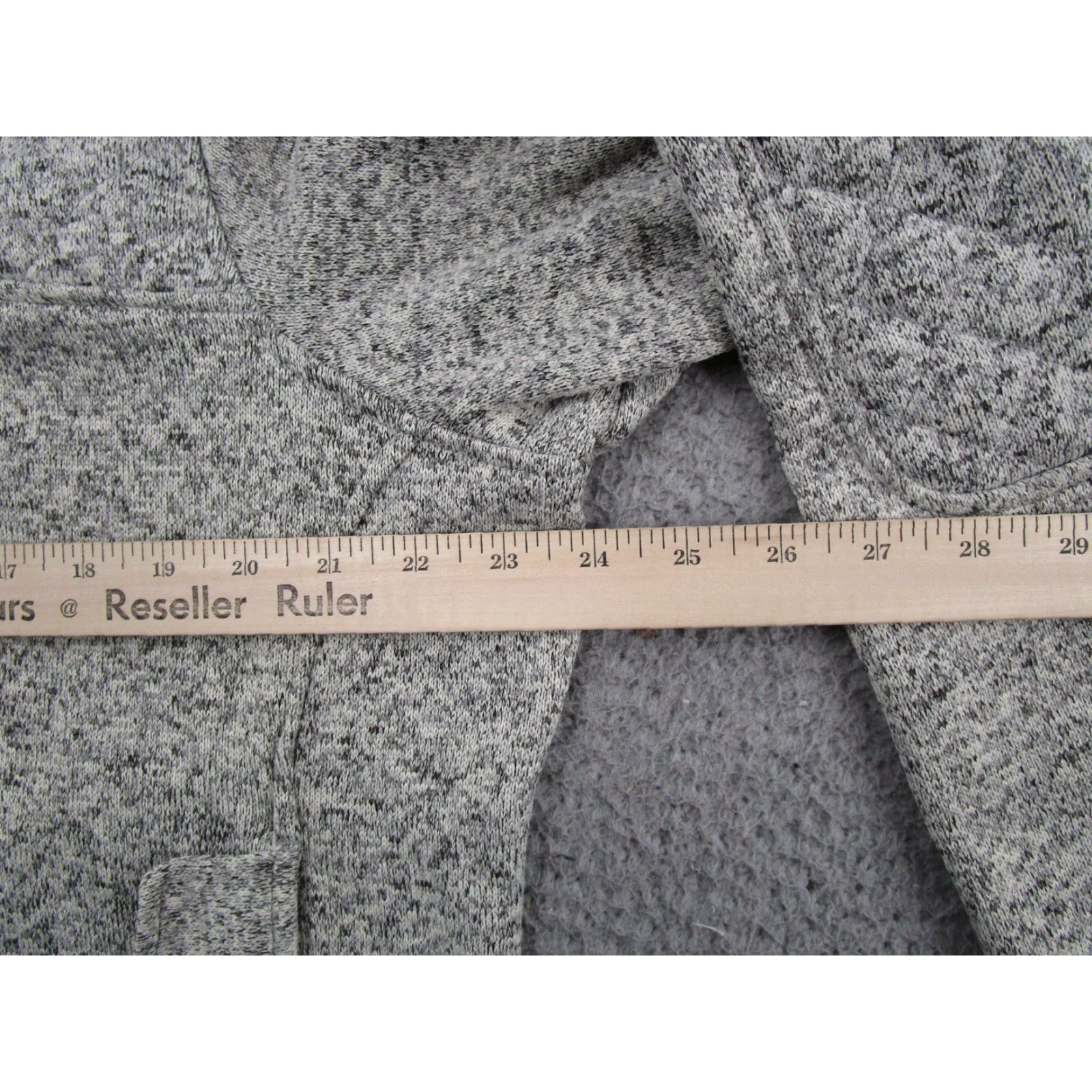 Eddie Bauer Eddie Bauer Full Zip Hooded Quilted Elbow Patch Sweater Fleece Jacket 2XL Gray 2XL Eddie Bauer Jacket Full Zip Hooded Fleece Casual Womens Size XXL / US 16-18 / IT 52-54 - 5 Thumbnail