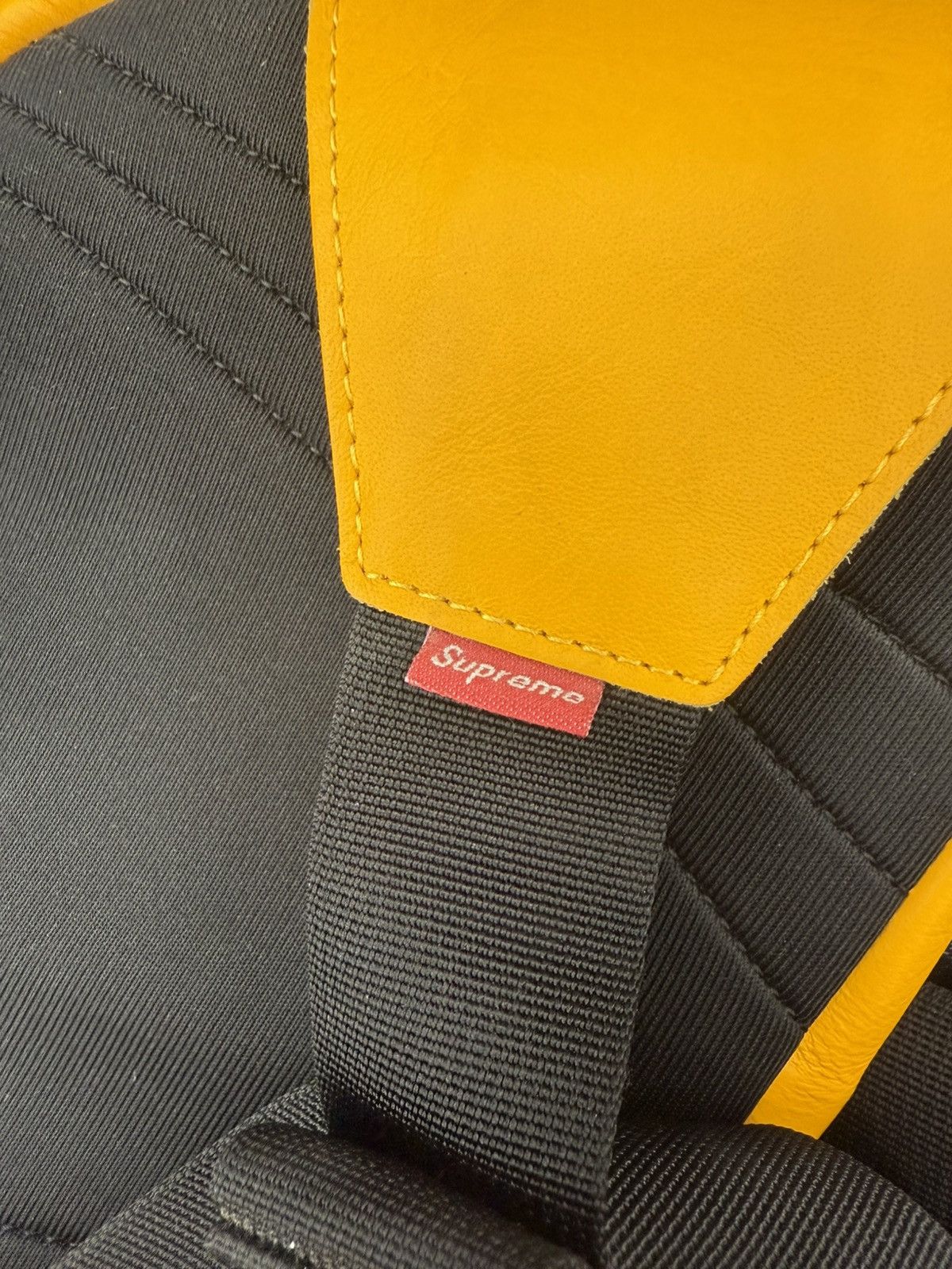 Supreme Supreme The North Face Yellow Leather Fanny Roo Lumber Pack Size ONE SIZE - 5 Thumbnail