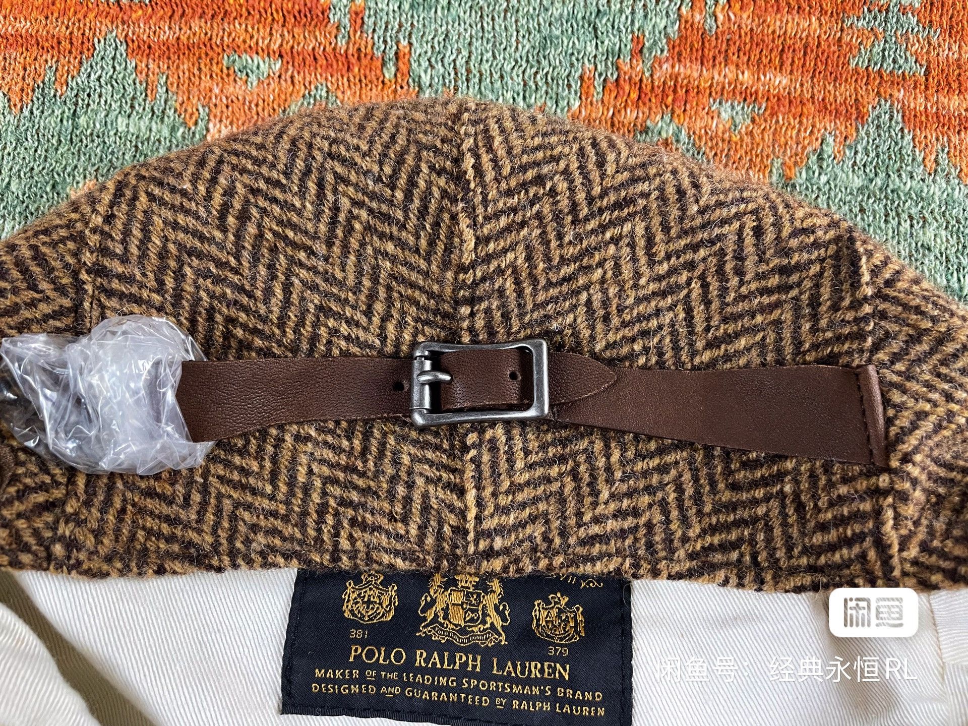 Ralph Lauren Polo Ralph Lauren Wool Tweed Flat Cap Newsboy Cap Peaked Hat Size ONE SIZE - 5 Thumbnail