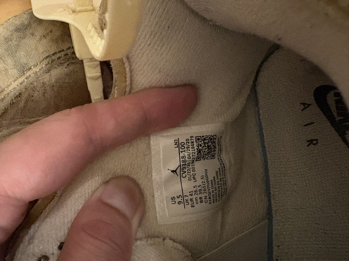 Nike × Off-White Off-White Nike Air Jordan 4 Sail US8 Size US 8 / EU 41 - 20 Thumbnail