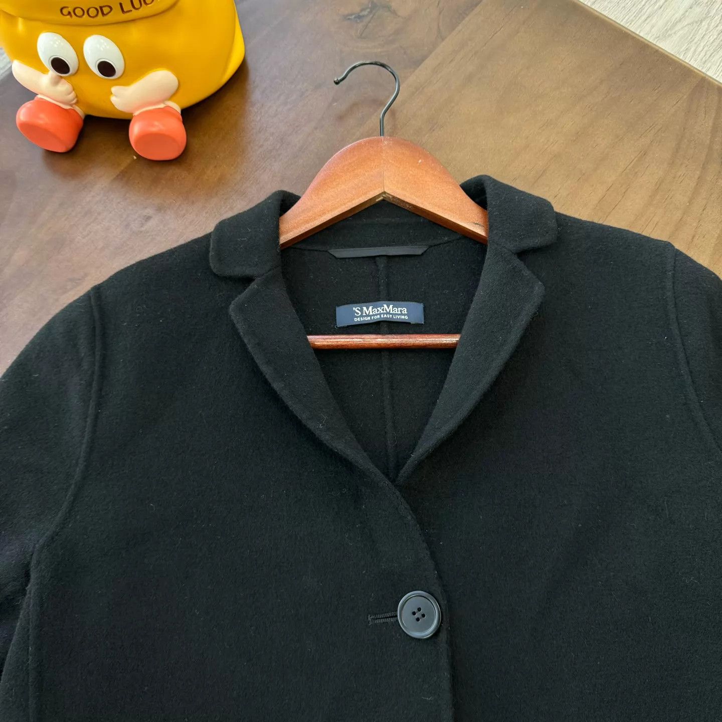 Max Mara MaxMara Black Cashmere Coat Size 34 Like New Size S / US 4 / IT 40 - 3 Thumbnail