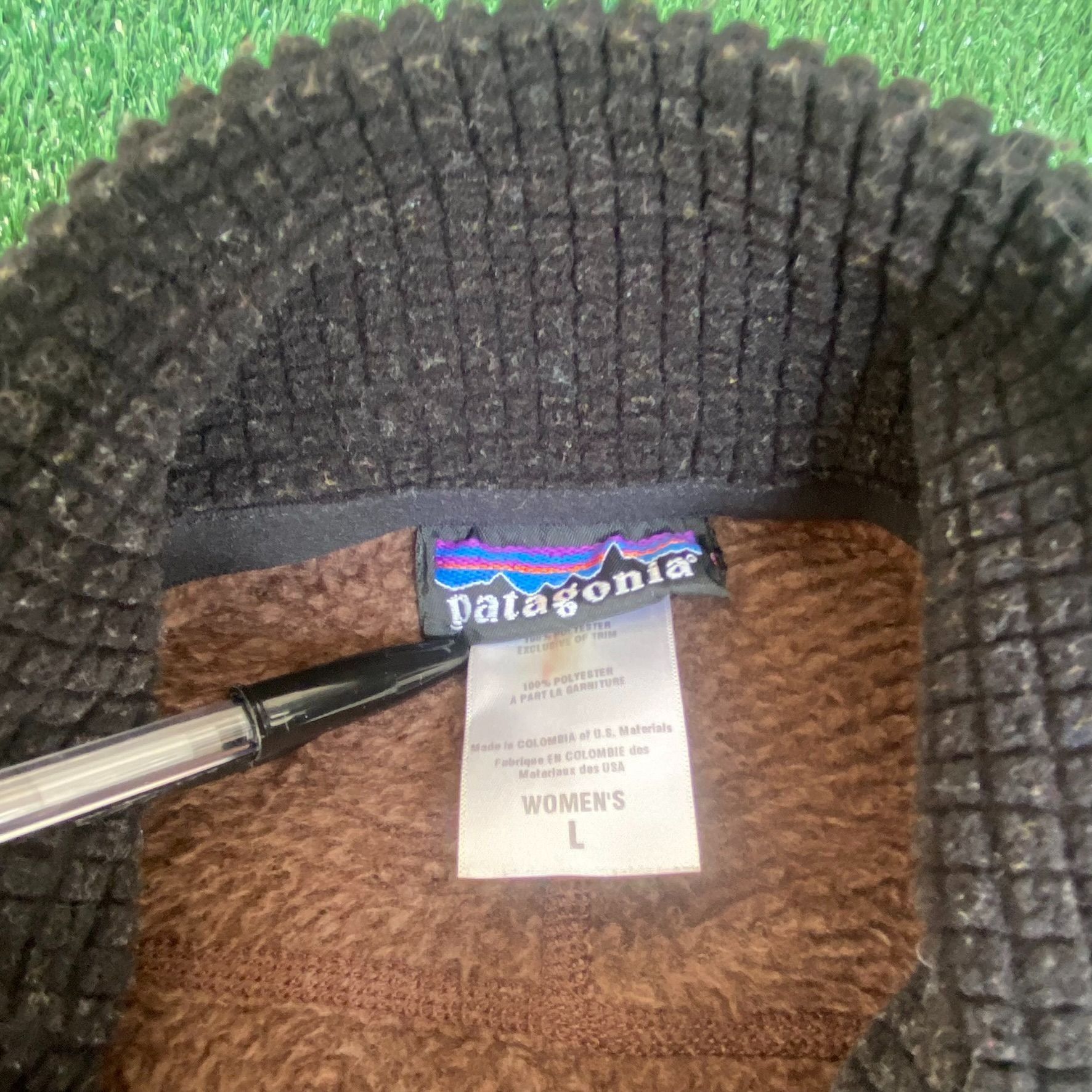 Vintage Y2K Patagonia Fleece Jacket Preppy Brown Full Zip Outerwear