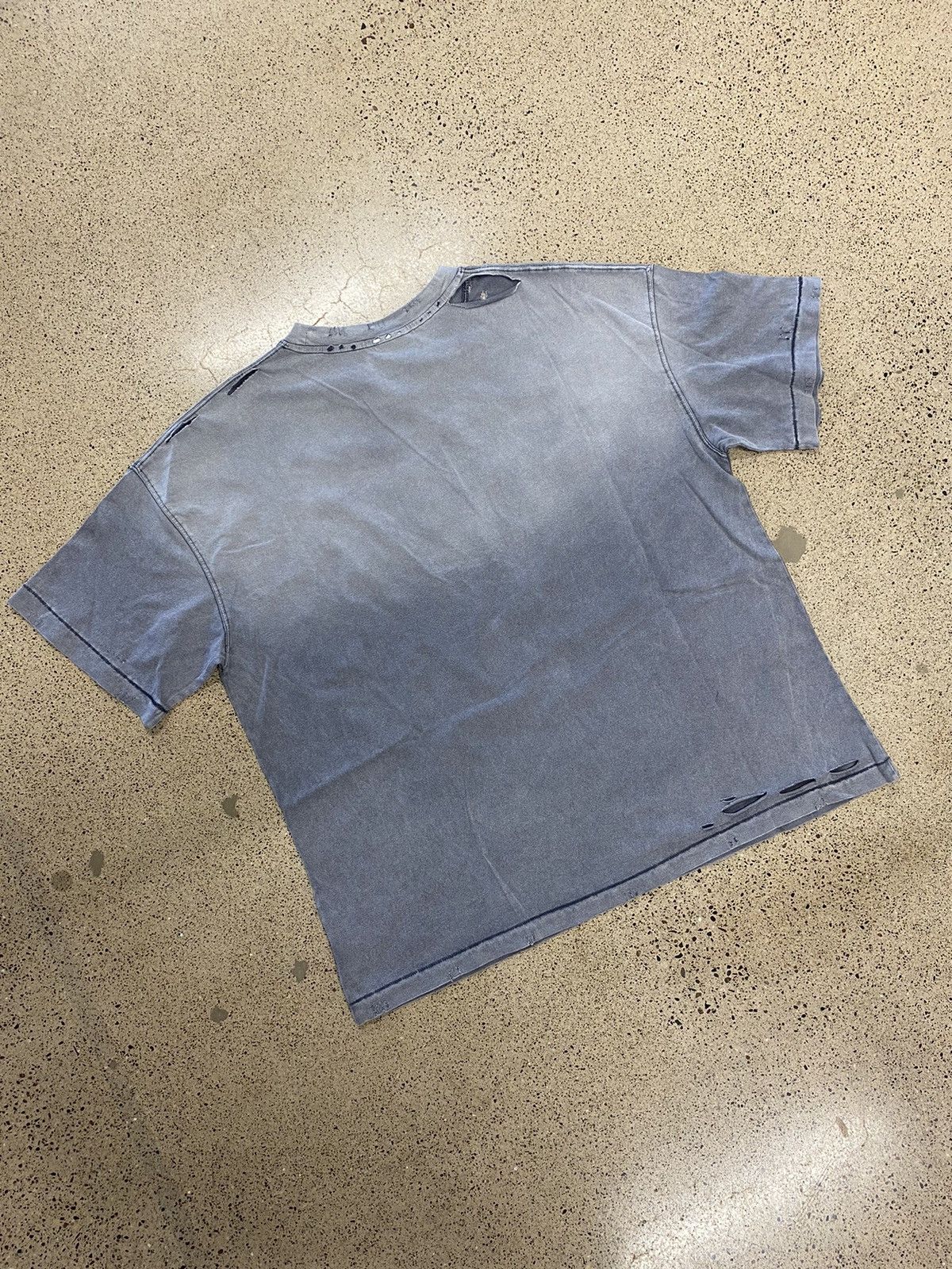 Vale 💀Vale Faith Thrashed Tee💀 Size US XL / EU 56 / 4 - 2 Thumbnail
