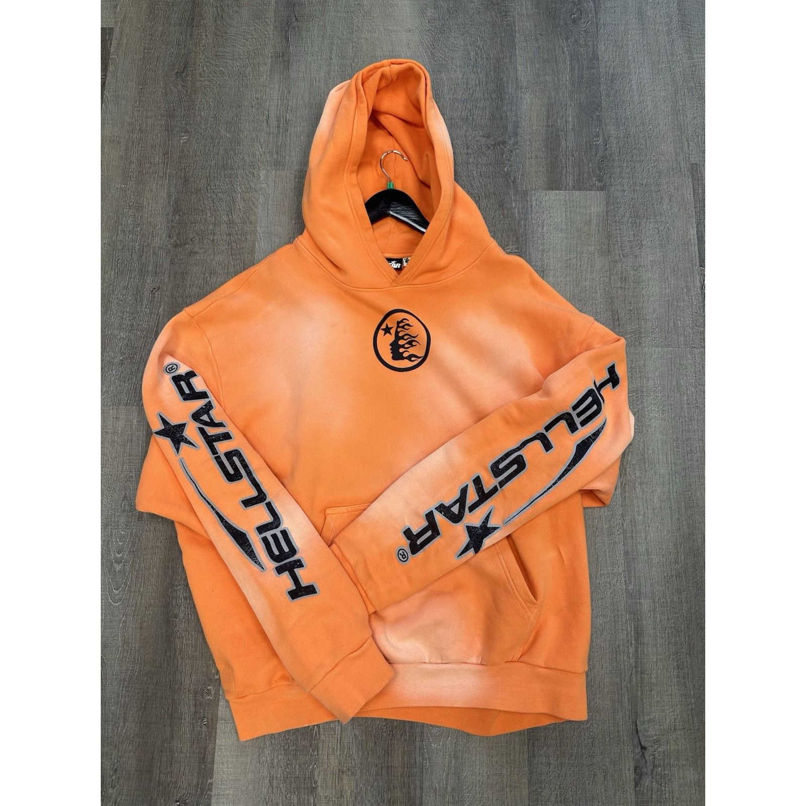 HELLSTAR Size XL - Hellstar Fire Orange Hoodie Size US XL / EU 56 / 4 - 1 Thumbnail