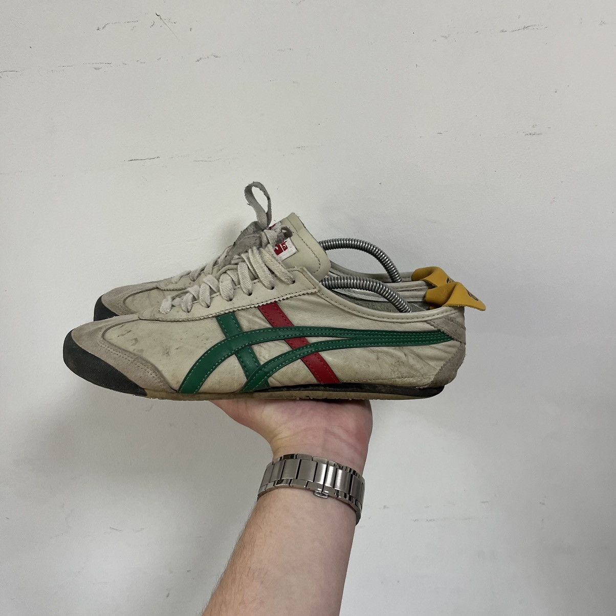 Asics Vintage ASICS Tiger Onitsuka Leather Sneakers Size US 8 / EU 41 - 4 Thumbnail