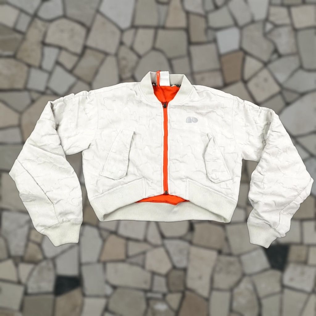 Nike Nike Jacket Womens XS Gray Naomi Osaka Tennis Maneki-neko Bomber Coat Full Zip Size XS / US 0-2 / IT 36-38 - 1 Thumbnail