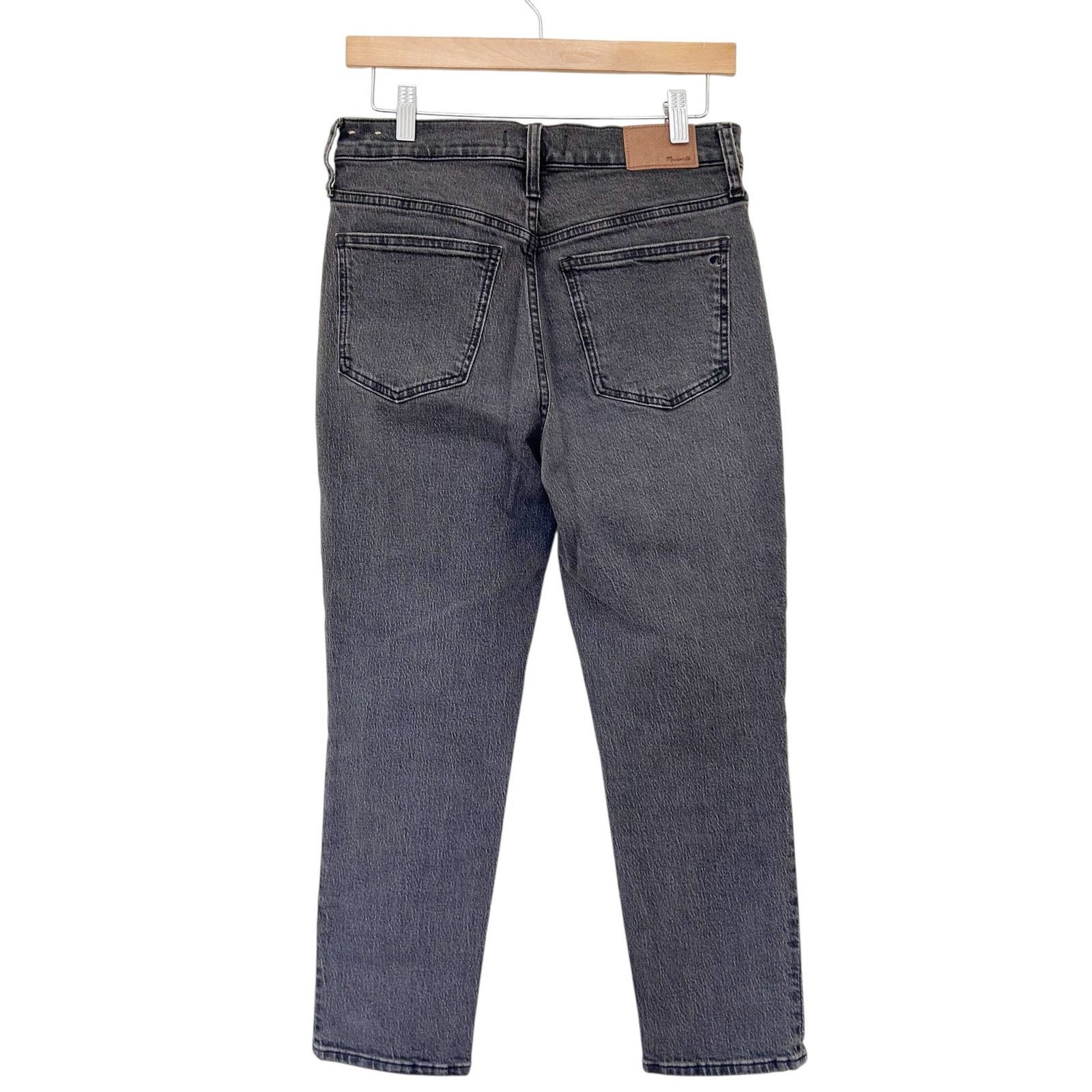Madewell Madewell Gray Black The Perfect Vintage Jeans Sz 27P Size 27" / US 4 / IT 40 - 6 Thumbnail