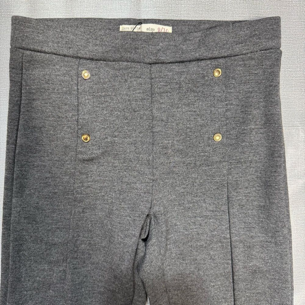 Zara NWT New Zara Girls Soft Collection Grey Knit Pants Size 9/1 Size 24" / US 00 / IT 34 - 3 Thumbnail