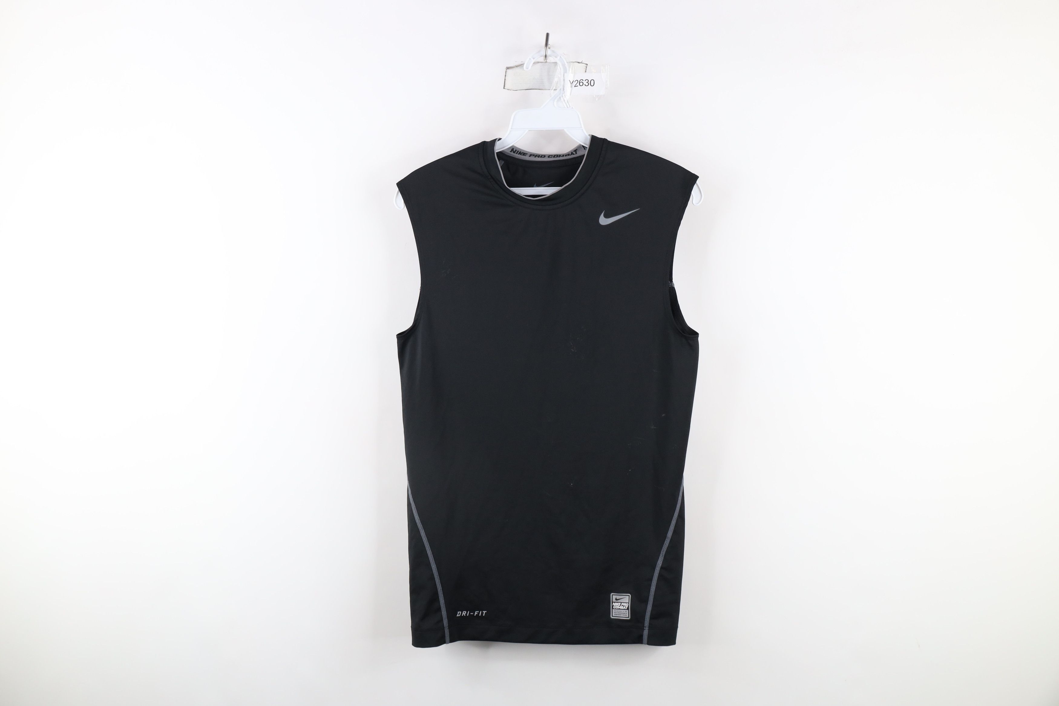 Nike pro combat sleeveless compression shirt on sale