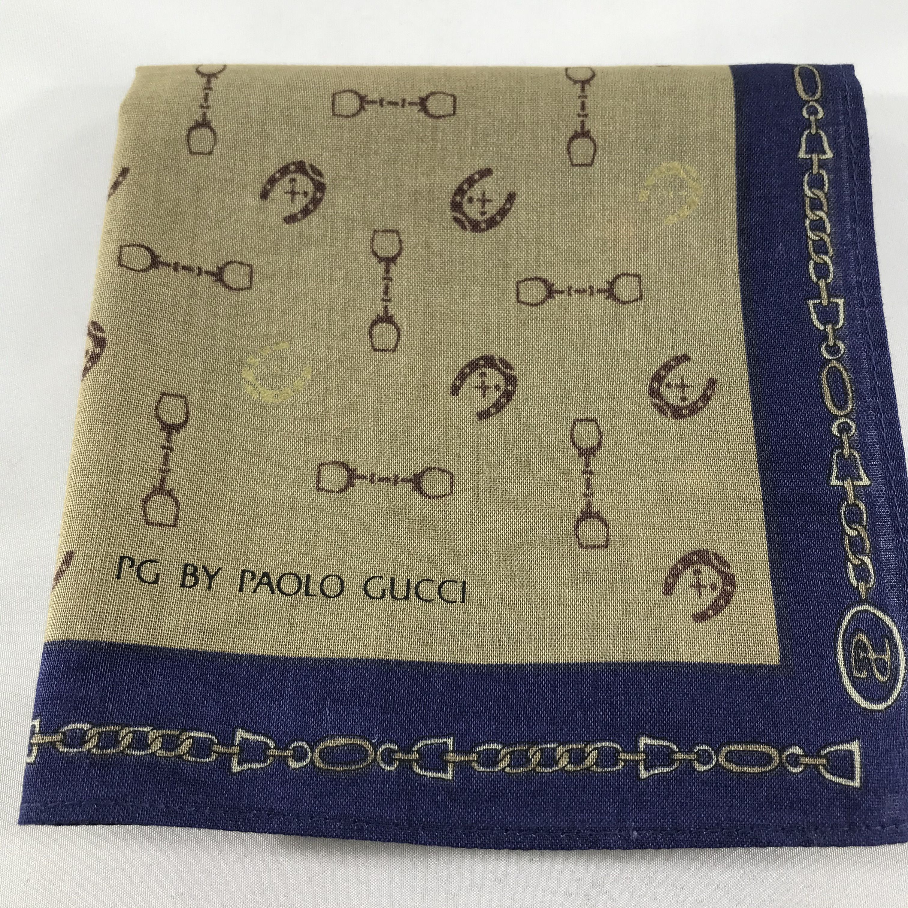 Paolo Gucci Paolo Gucci Handkerchief Neckerchief Bandana H26 Size ONE SIZE - 5 Thumbnail