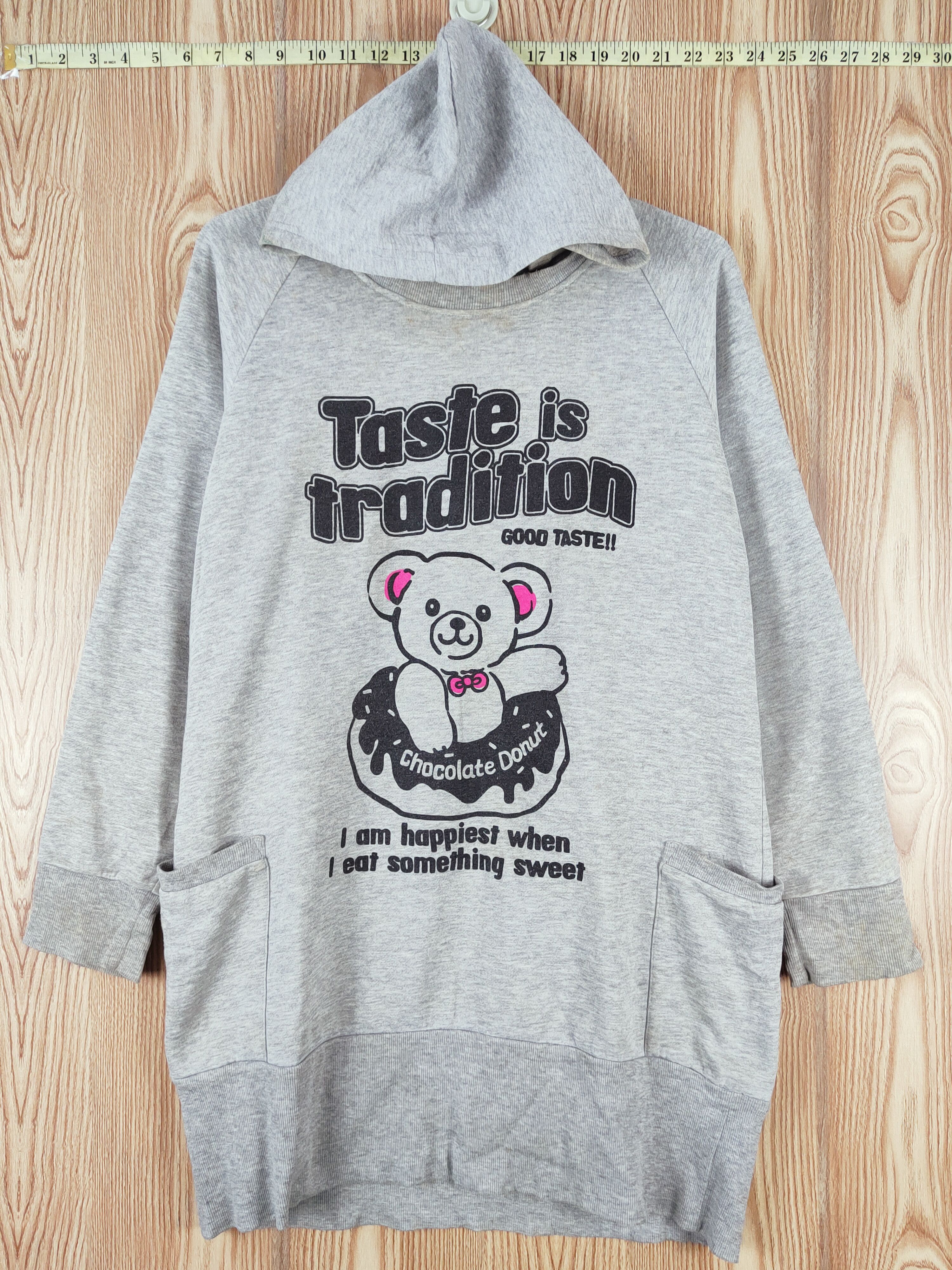 Japanese Brand × Vintage Petit Berry Gray Hoodie Long Sweatshirts Size M / US 6-8 / IT 42-44 - 1 Thumbnail