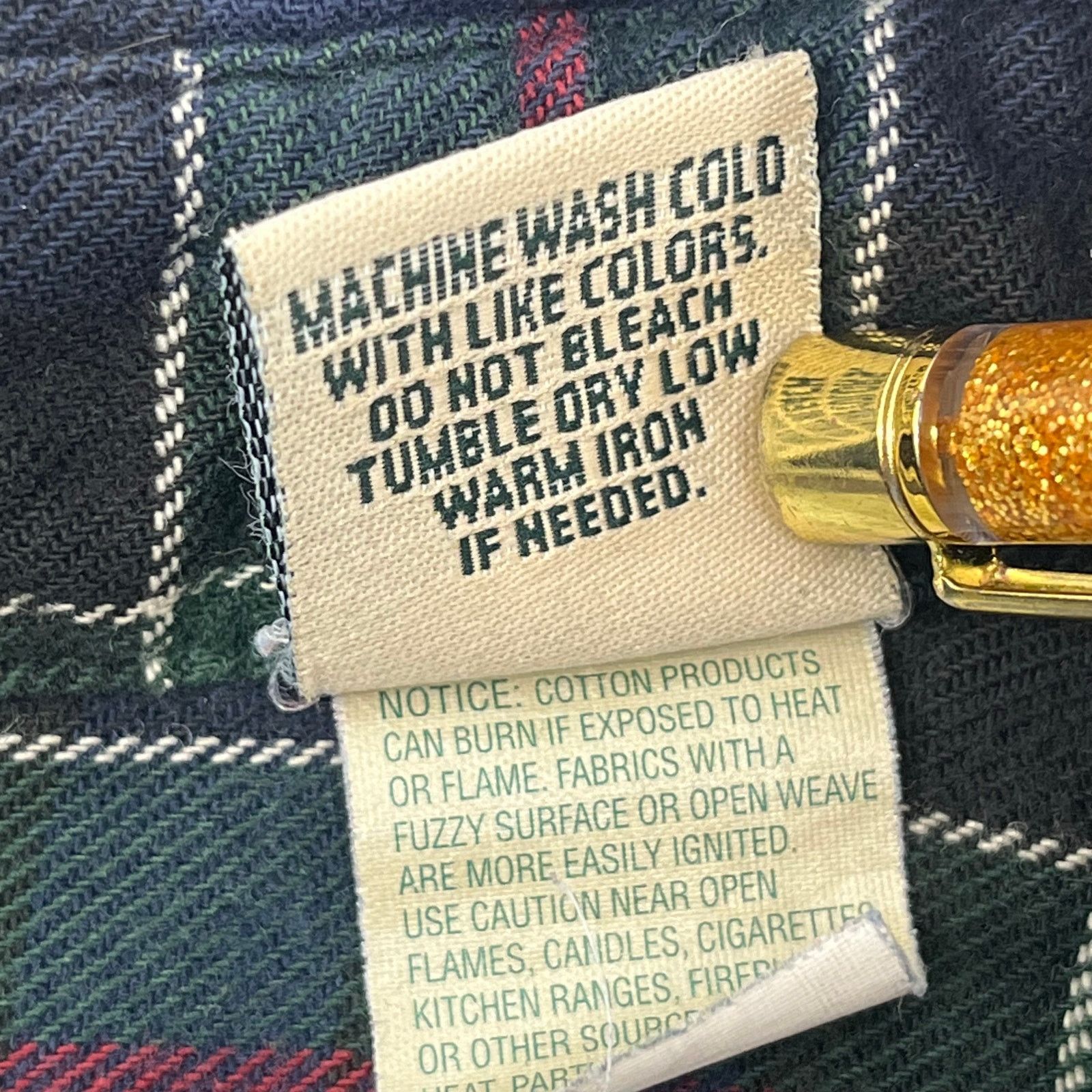 L.L. Bean L.L. Bean Plaid Long Sleeve Flawed Cotton Button Down Shirt Size US M / EU 48-50 / 2 - 9 Thumbnail