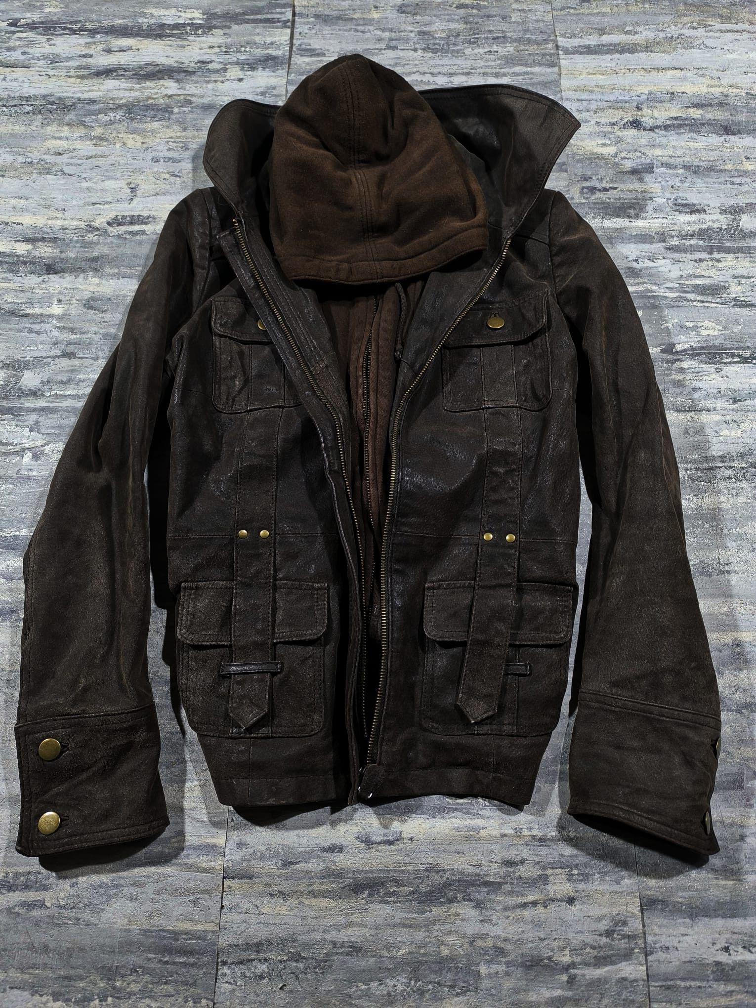 Hysteric Glamour Avantgarde Trashed Leather Jacket Carol Christian Poell Type Size US S / EU 44-46 / 1 - 9 Thumbnail
