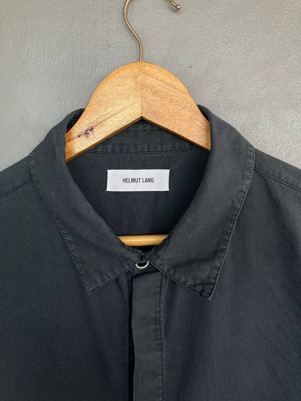 Helmut Lang Helmut Lang Black on Black Shirt Size US L / EU 52-54 / 3 - 3 Thumbnail
