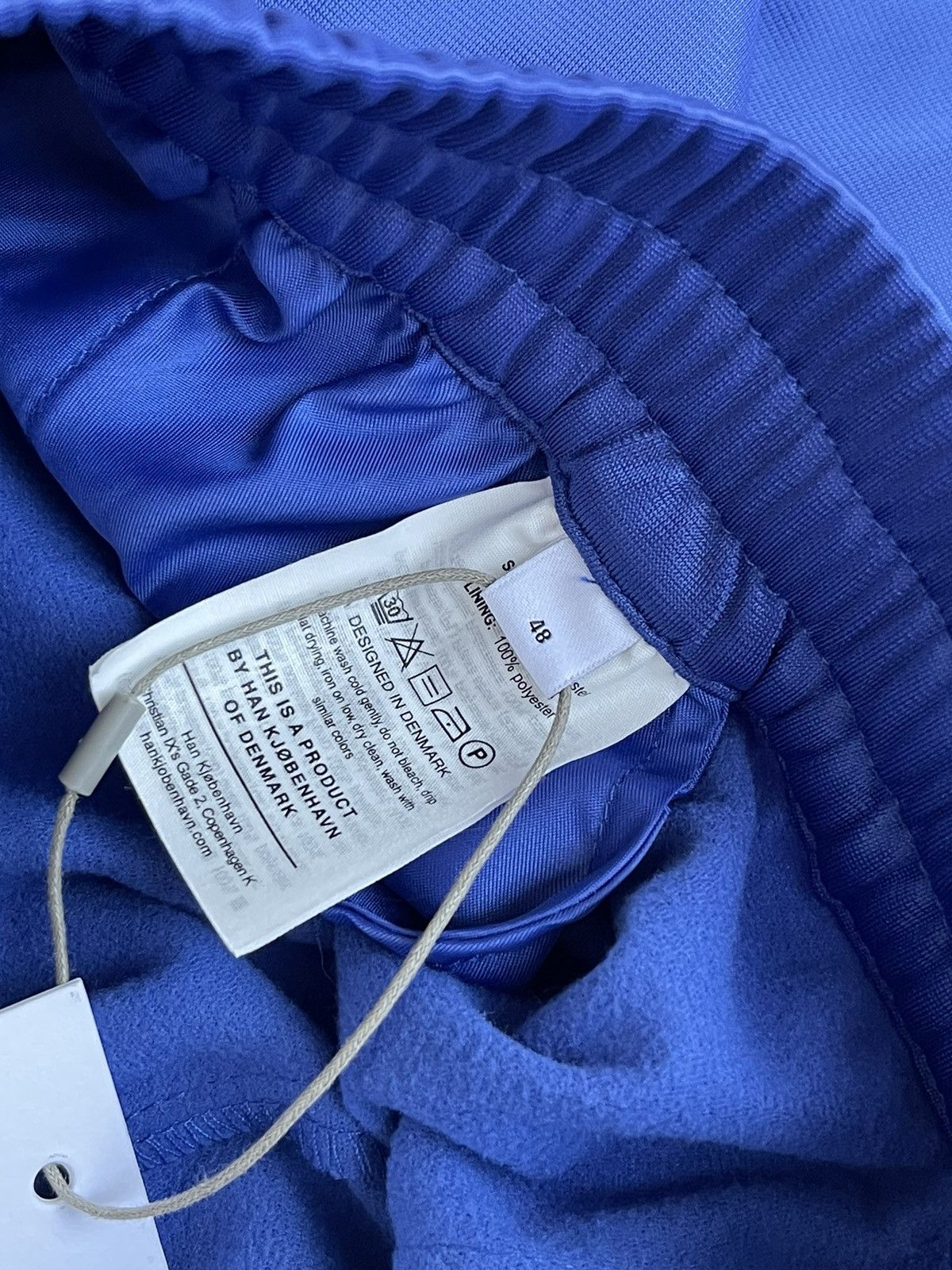 Han Kjobenhavn SS23 !DSWT! Han Kjobenhavn Oversized Loose Blue Track Pants Size US 32 / EU 48 - 21 Thumbnail