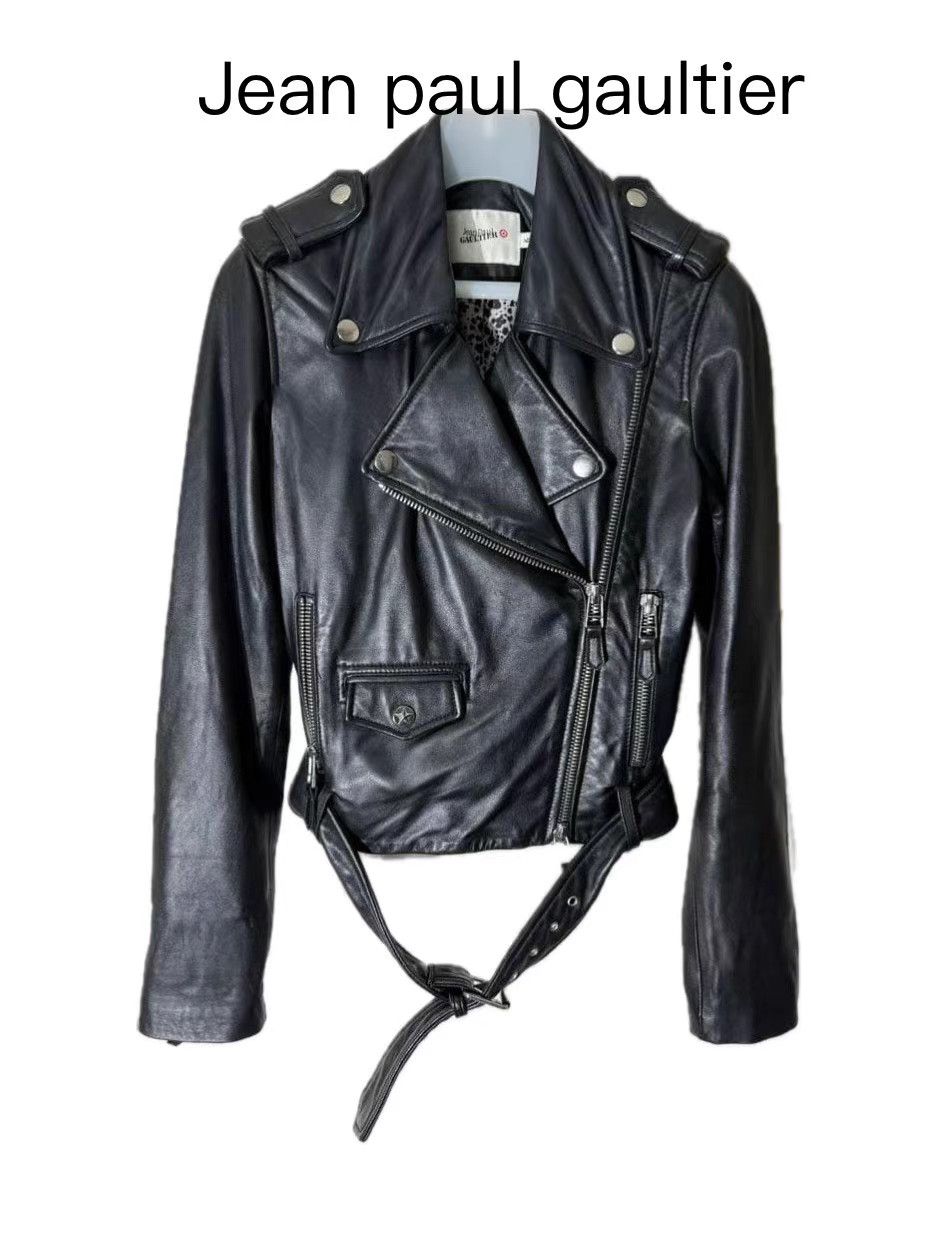 Jean Paul Gaultier Jean Paul Gaultier Fur Collar Leopard Liner Jacket K20 Size S / US 4 / IT 40 - 1 Thumbnail