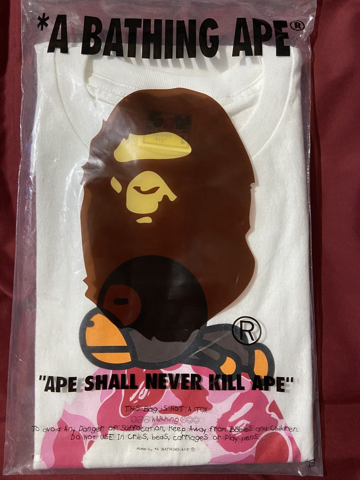 Bape ABC Camo Milo On Big Ape Head Tee Size US L / EU 52-54 / 3 - 2 Thumbnail