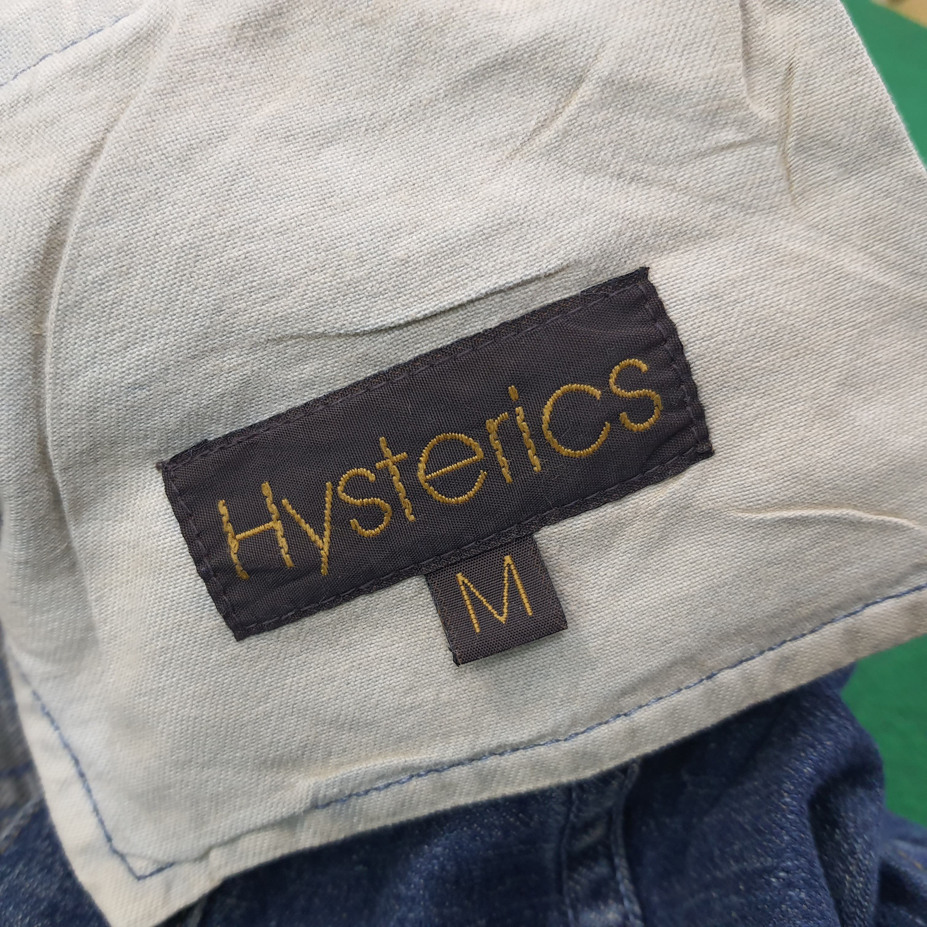 Hysteric Glamour Vintage Hysterics Patchwork Flare Custom Logo Jeans C265N4 Size 31" - 7 Thumbnail