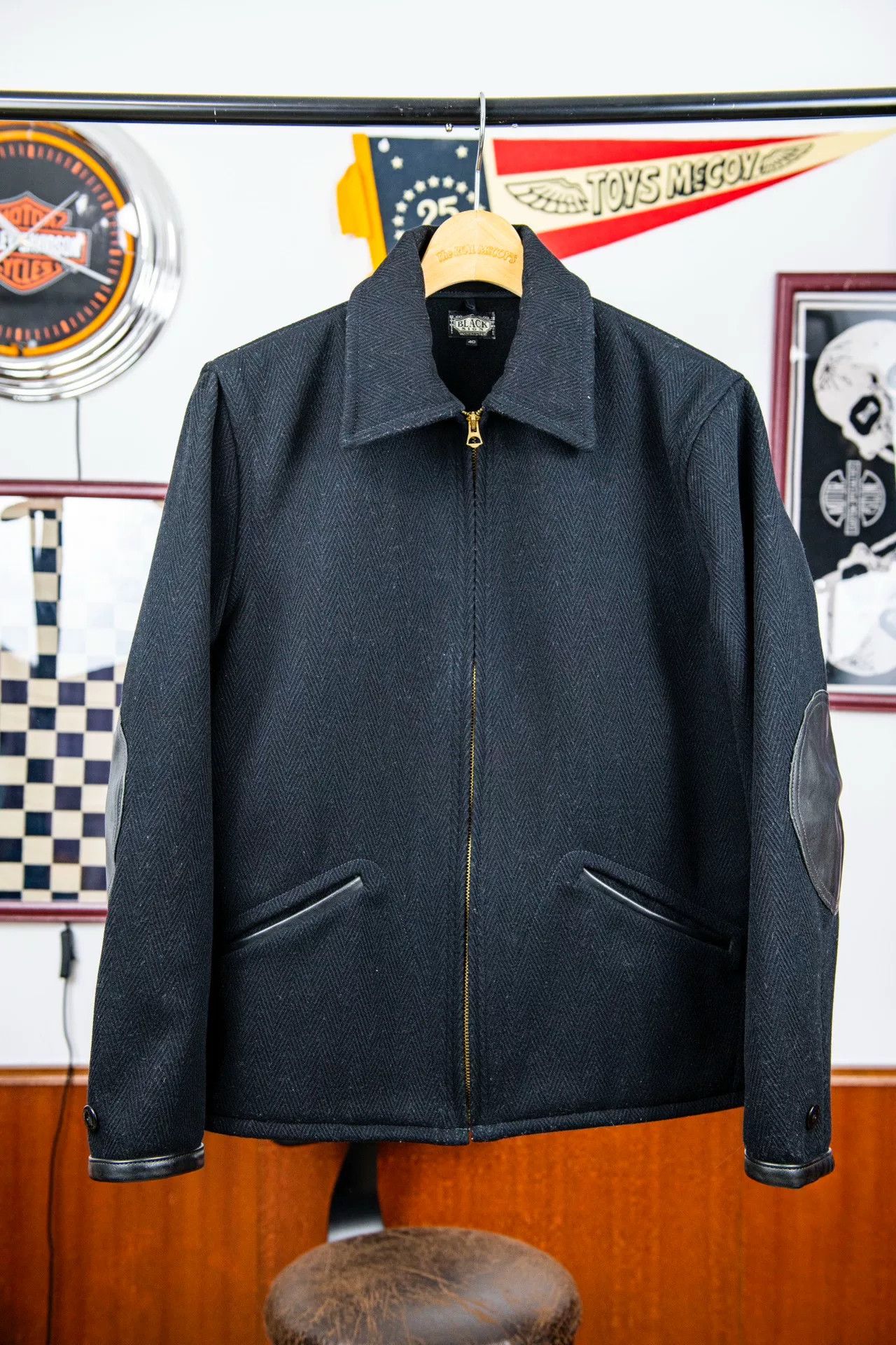 BLACK SIGN Black Wool Coat by Black Sign Size US XXS / EU 40 - 1 Thumbnail