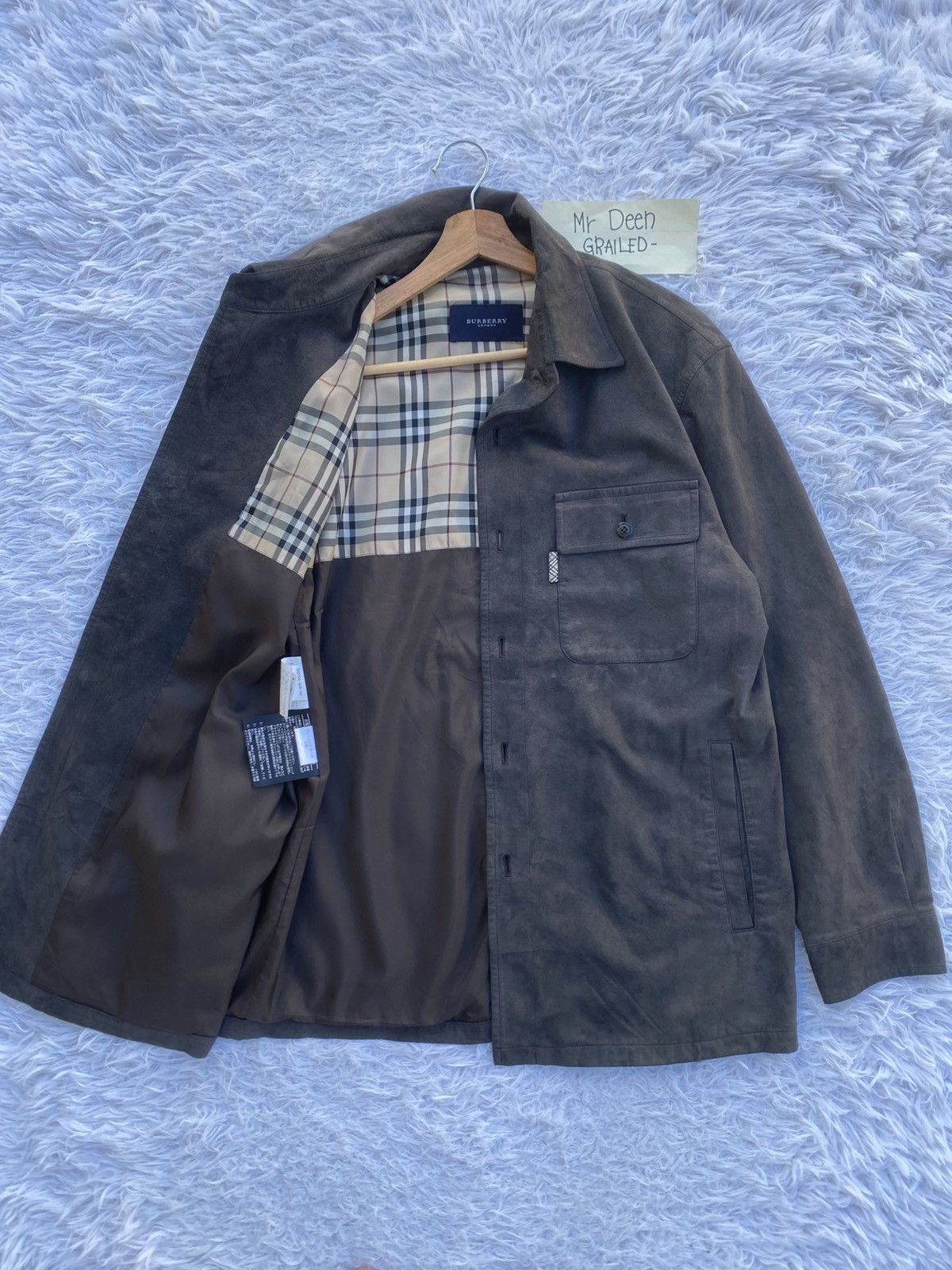 Burberry Rare Vintage Burberry Leather Jacket Size US L / EU 52-54 / 3 - 5 Thumbnail