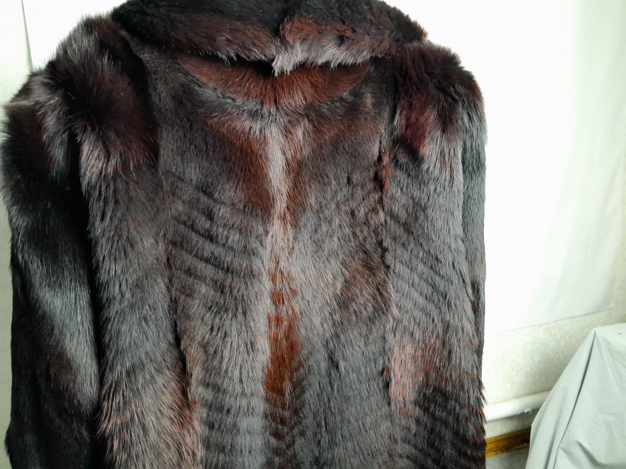 Other Luxury Genuine Mink Fur Coat - Deep Brown - Size 2XL Size XXL / US 16-18 / IT 52-54 - 3 Thumbnail