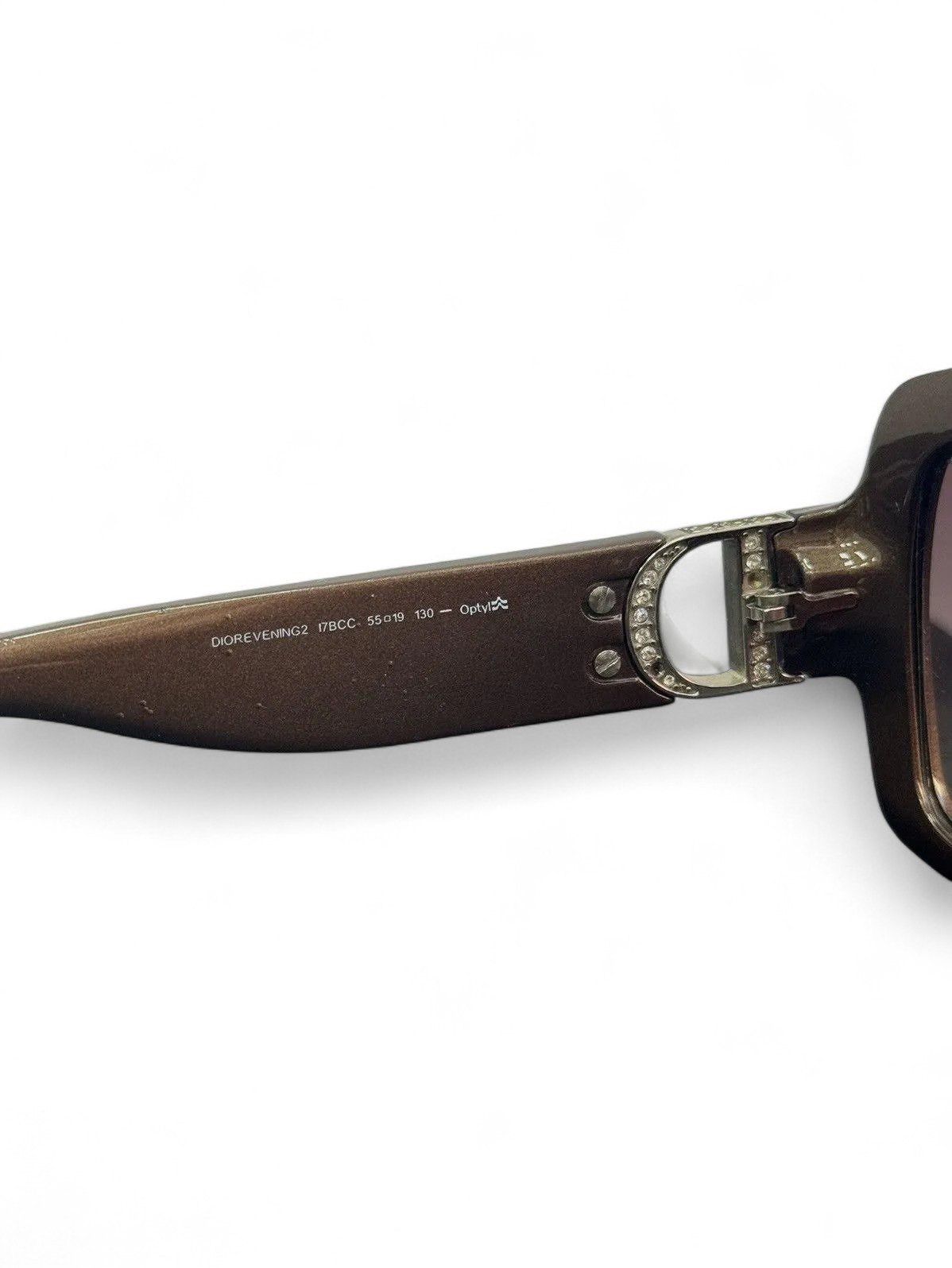 Dior Dior Brown Vintage Sunglasses Retro 2000s Style Size ONE SIZE - 12 Thumbnail