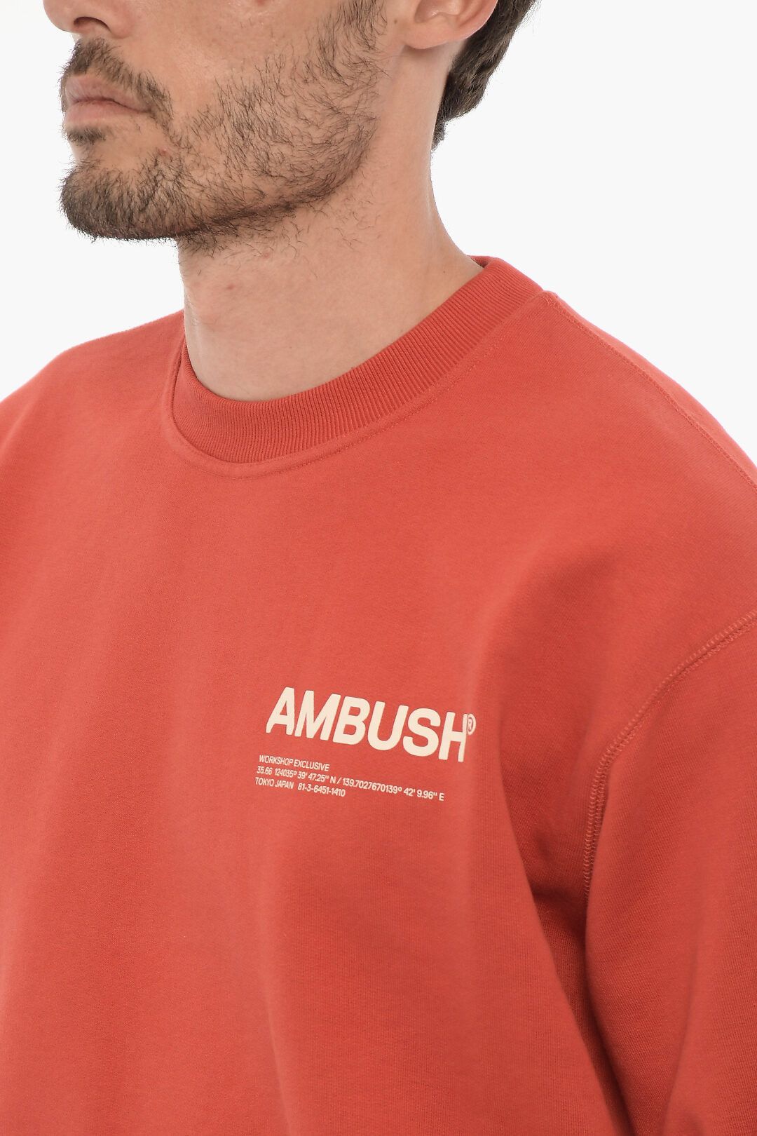 Ambush Design og1mm0925 Crewneck Sweatshirt in Red Size US S / EU 44-46 / 1 - 3 Thumbnail