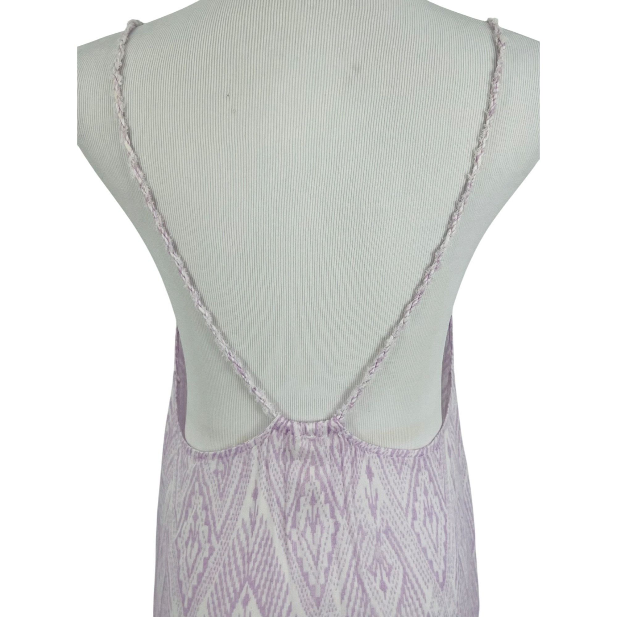 Free People Free People Lilac Flowy Asymmetrical Midi Slip Dress | Balle Size S / US 4 / IT 40 - 9 Thumbnail
