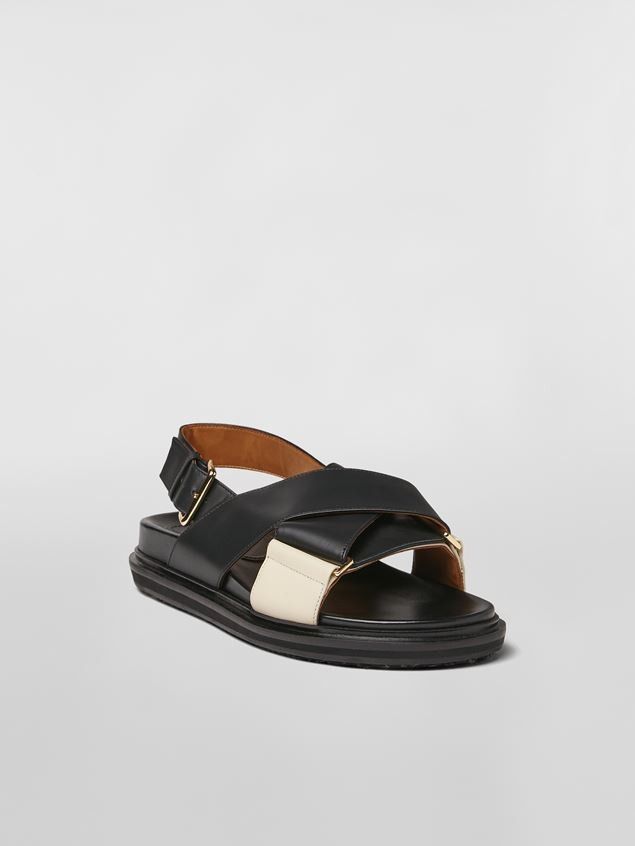 Marni o1f1d3z0825 Criss Cross Sandals in Black Size US 11 / IT 41 - 2 Thumbnail