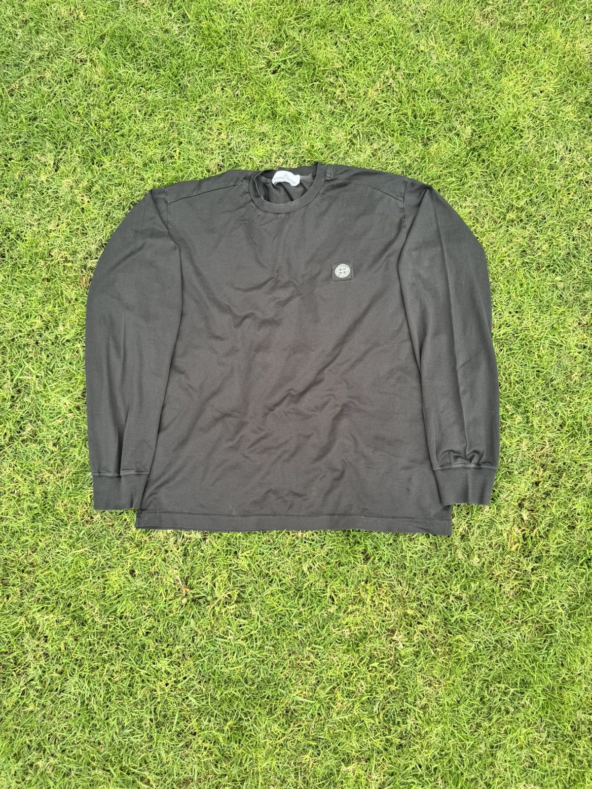 Stone Island Stone Island Compass-patch long-sleeve T-shirt Size US XL / EU 56 / 4 - 1 Thumbnail