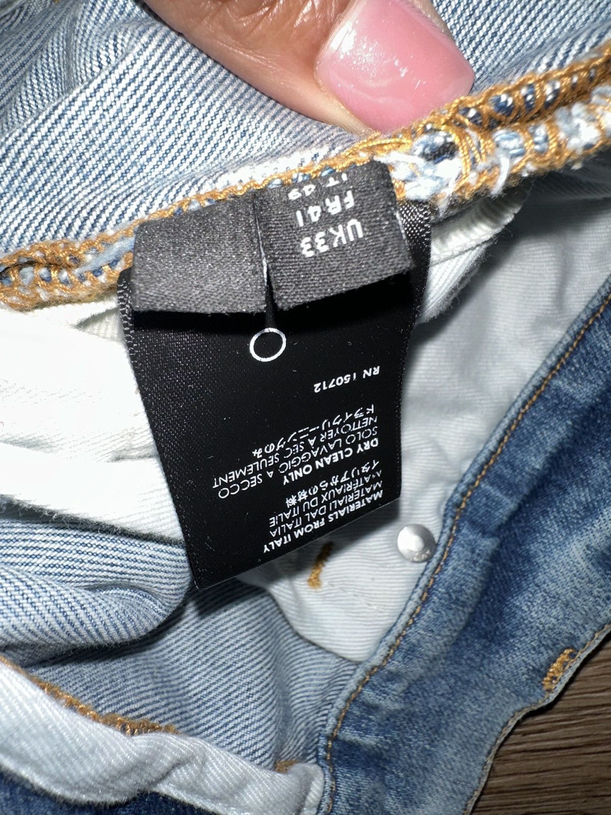 Amiri Amiri bandana zipper jeans Size US 33 - 4 Thumbnail
