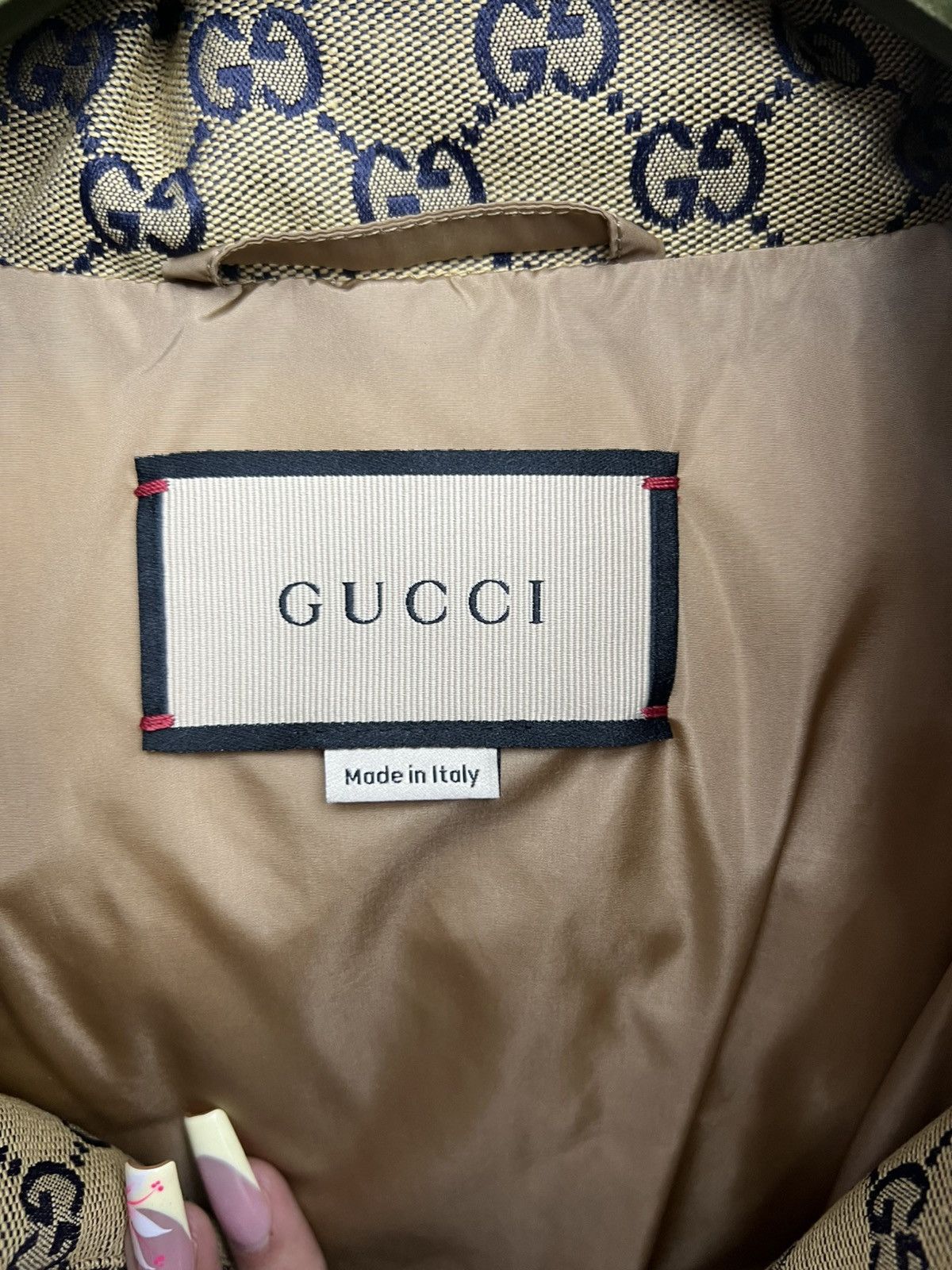Gucci Gucci GG Canvas Puffer Jacket Size US XL / EU 56 / 4 - 16 Thumbnail