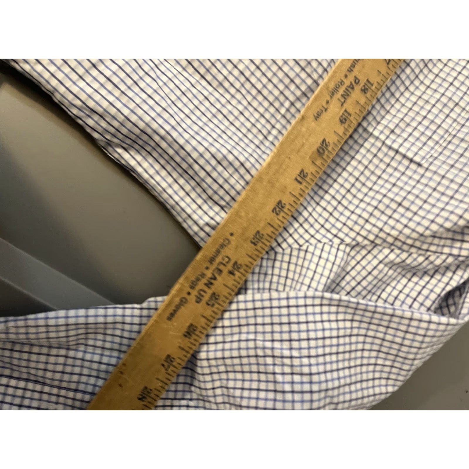 Brooks Brothers VINTAGE Brooks Brothers L/S Shirt Mens Blue White Gingham Plaid Check Sz 17 2/3 XL Regular Dress Shirt Men Women Size US XL / EU 56 / 4 - 5 Thumbnail