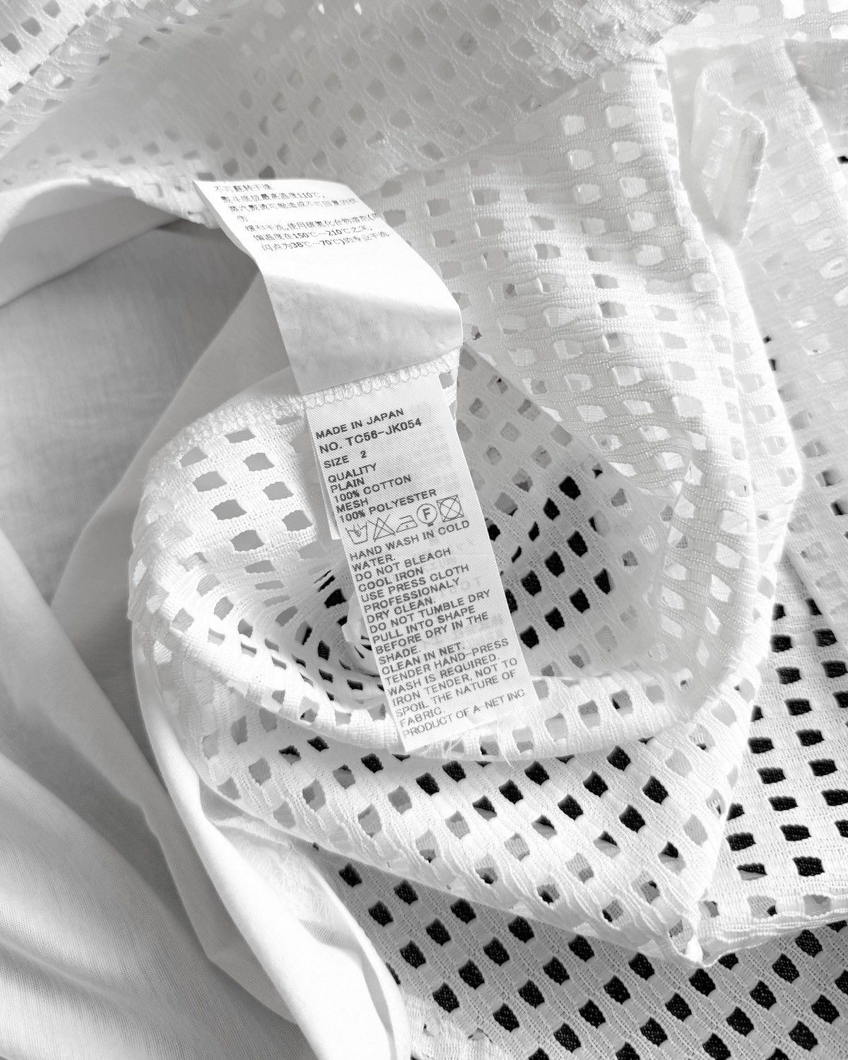 Tsumori Chisato TSUMORI CHISATO WHITE MESH SHIRT Size M / US 6-8 / IT 42-44 - 11 Thumbnail
